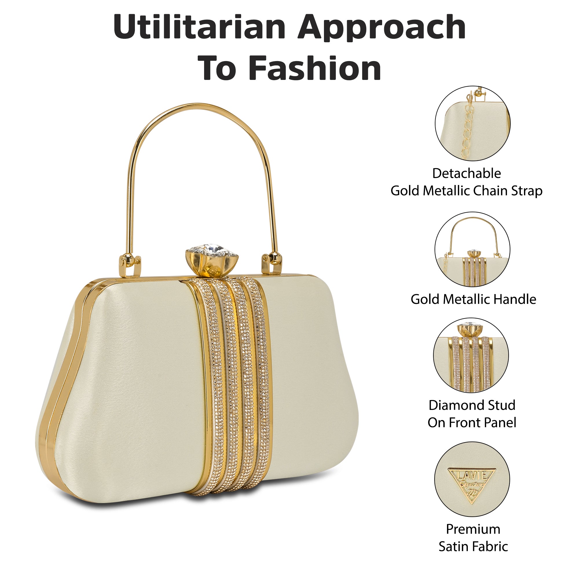 Lynn Small Handle Frame Clutch