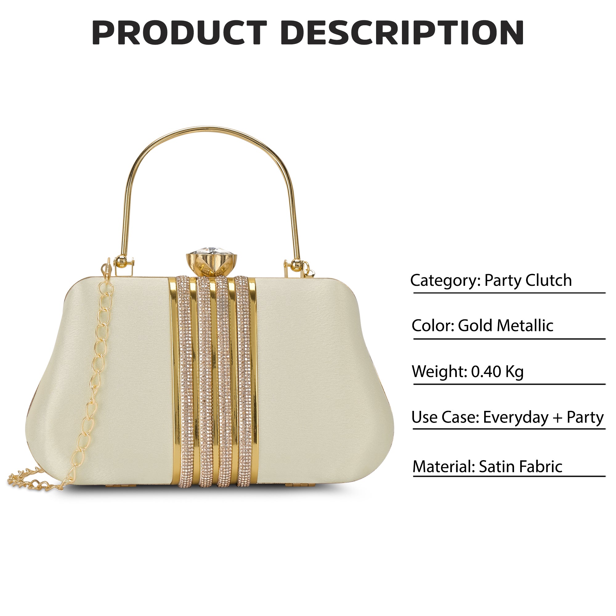 Lynn Small Handle Frame Clutch