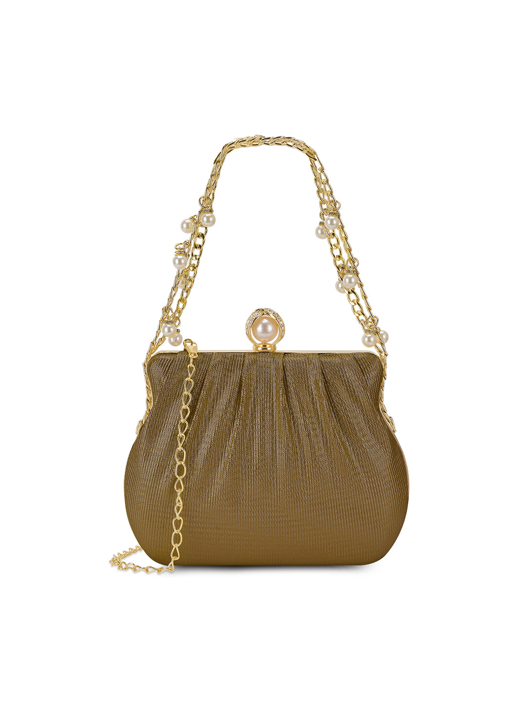 Clovis Small Dual Handle Frame Clutch