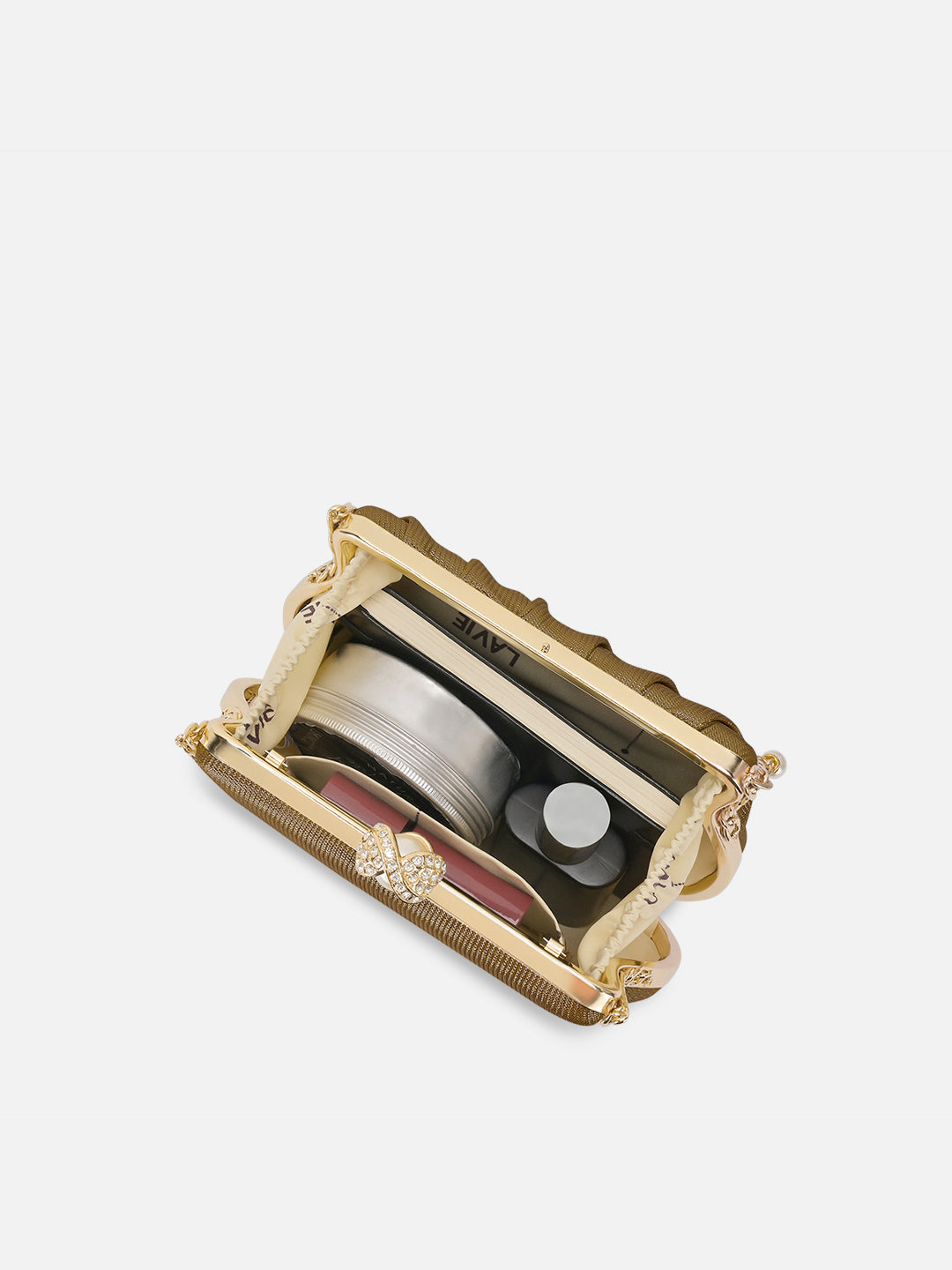 Clovis Small Dual Handle Frame Clutch