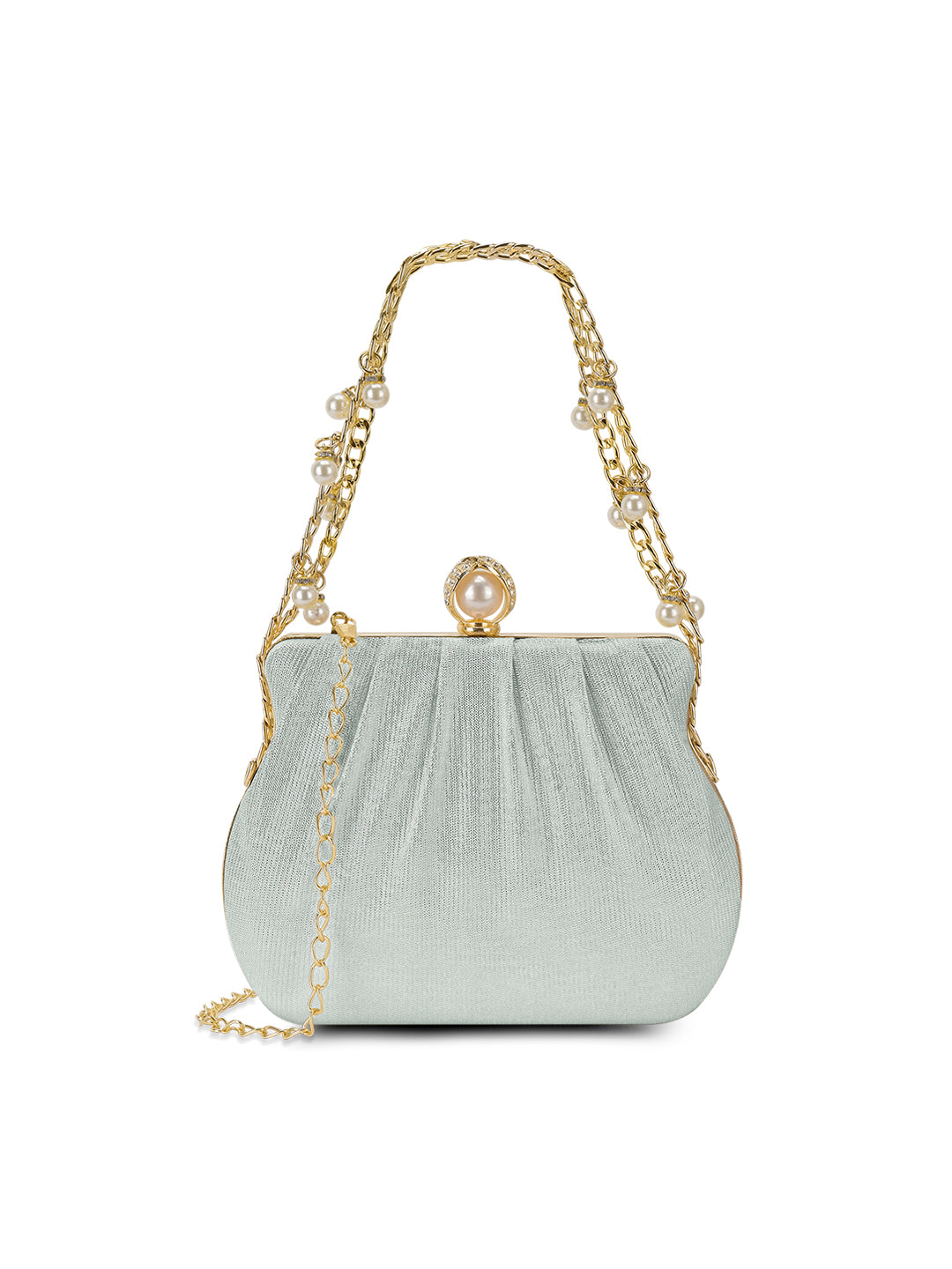 Clovis Small Dual Handle Frame Clutch