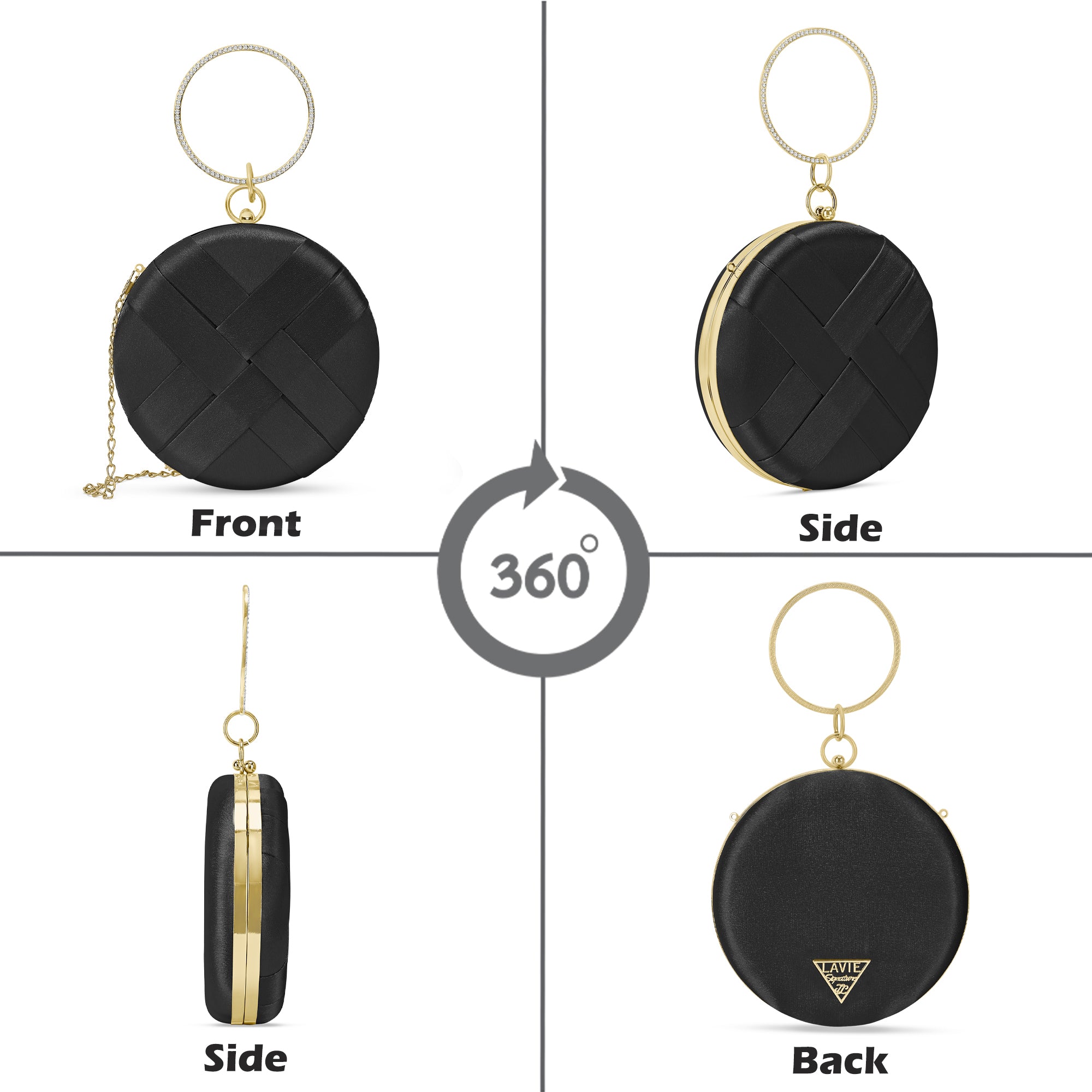 Orem Medium Circle Frame Clutch