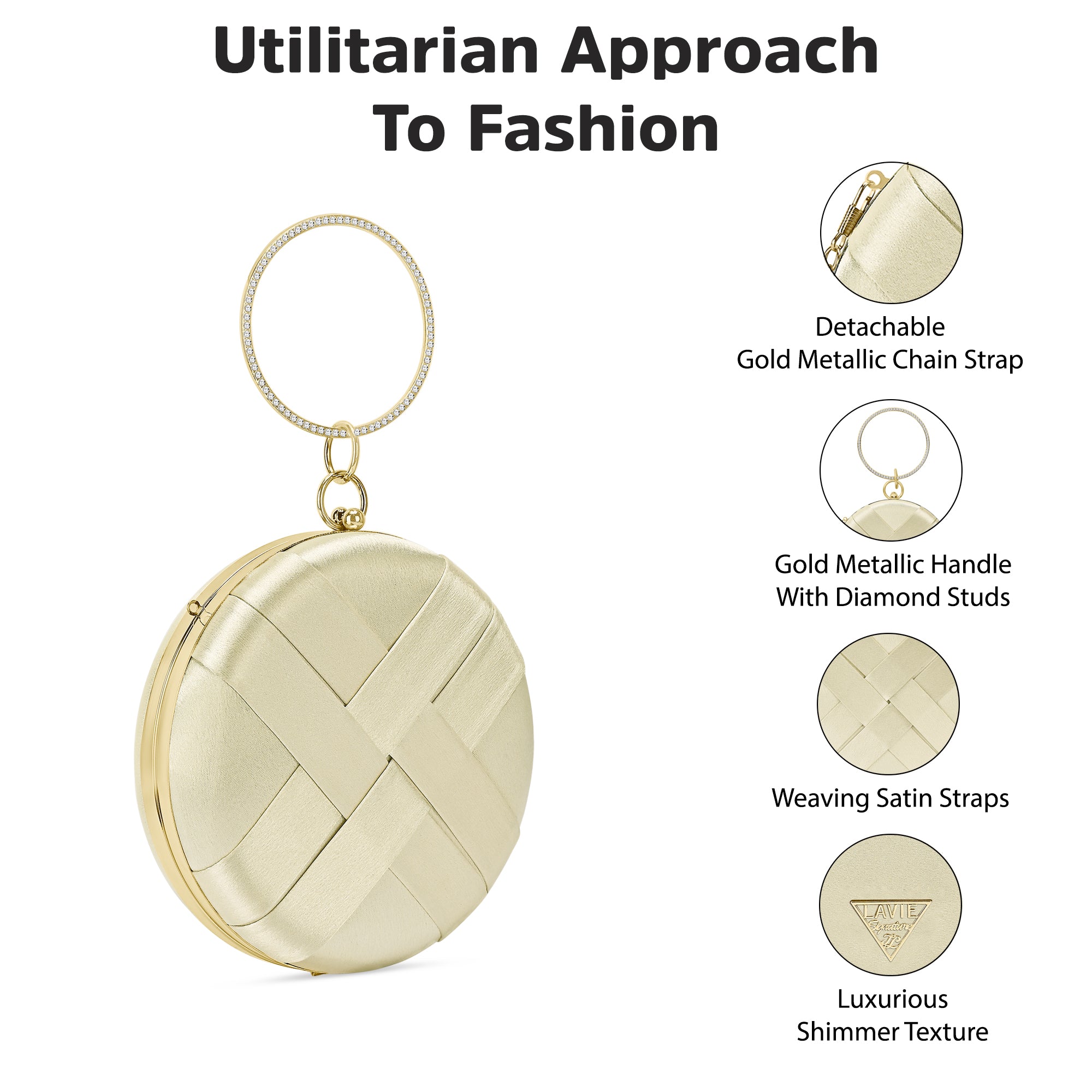 Orem Medium Circle Frame Clutch