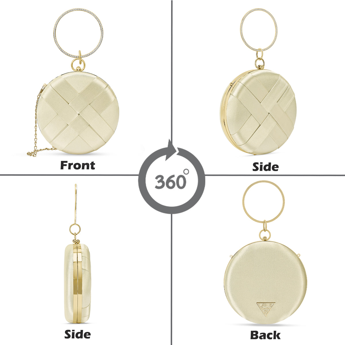 Orem Medium Circle Frame Clutch