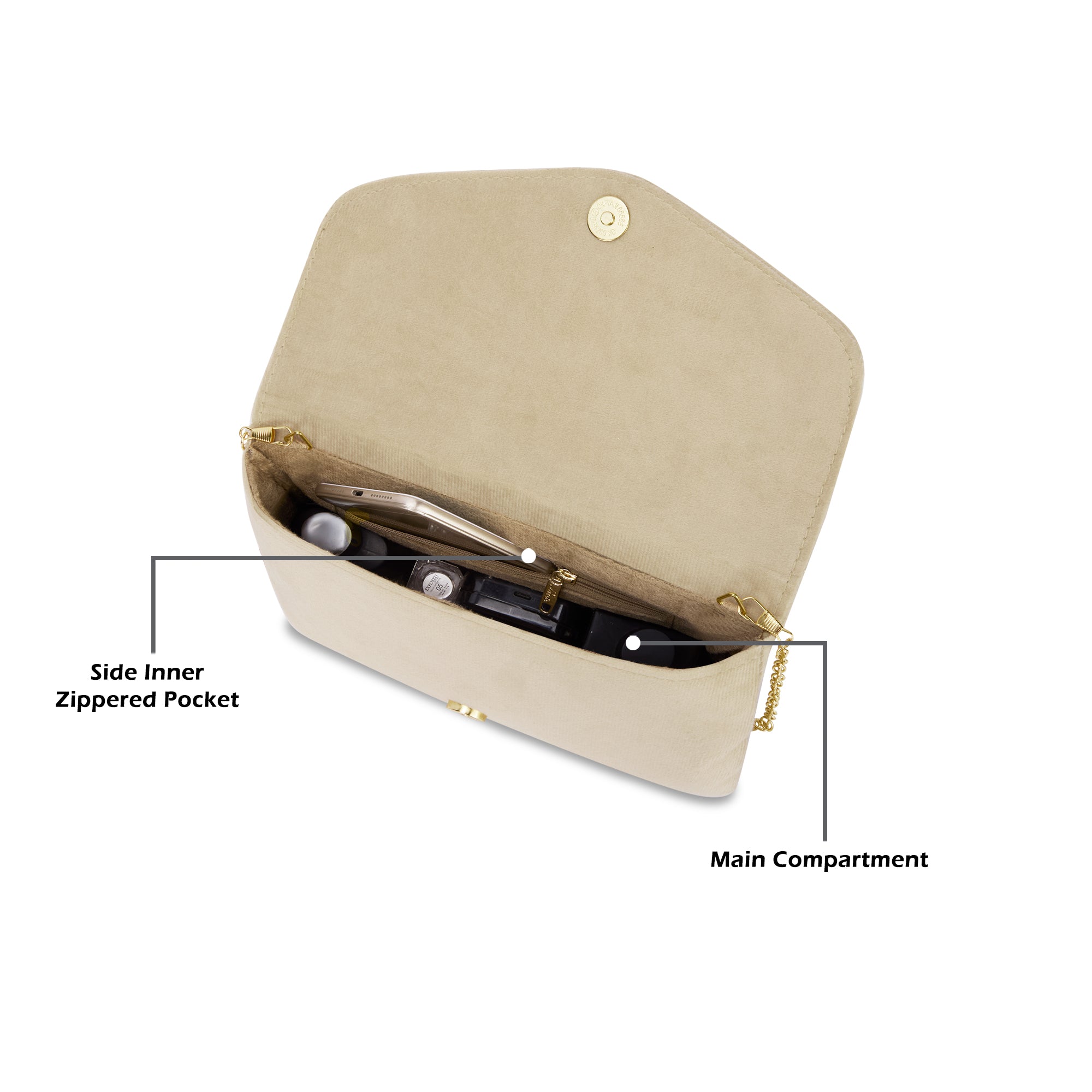Irvine Medium Emb Envelop Clutch