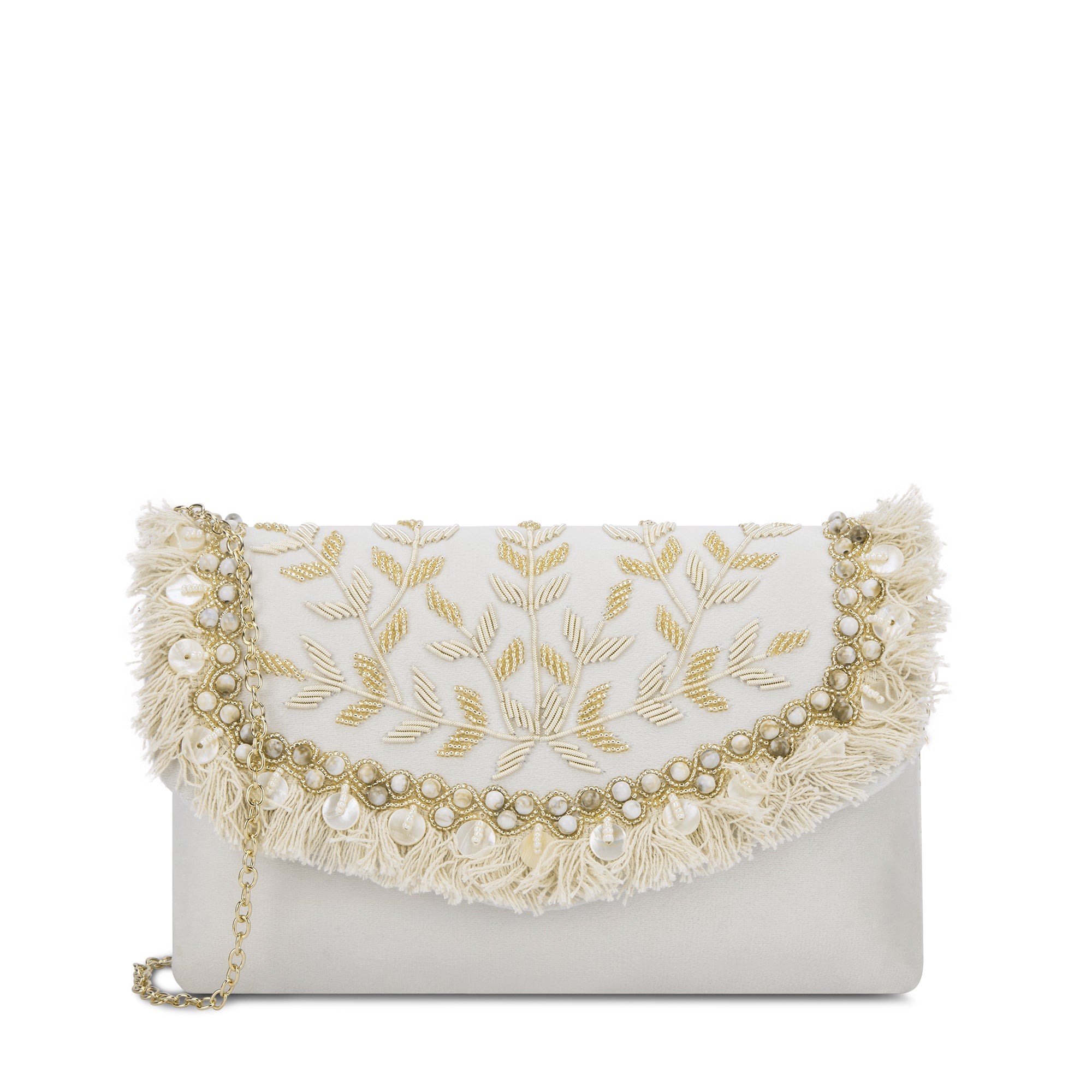 Irvine Medium Emb Envelop Clutch