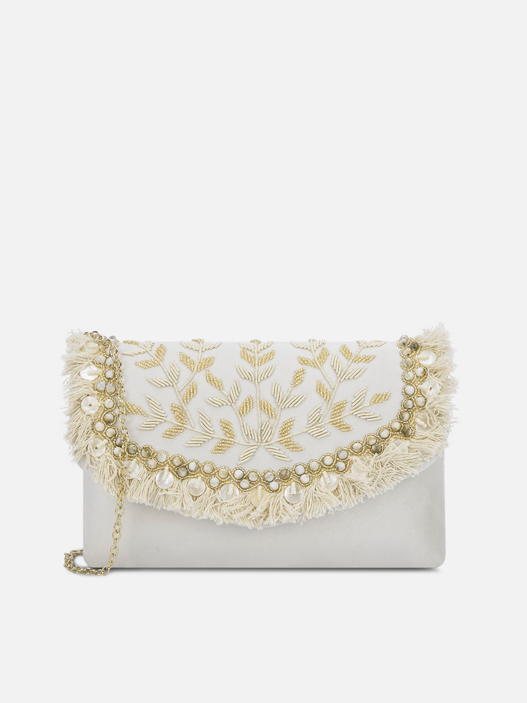 Irvine Medium Emb Envelop Clutch