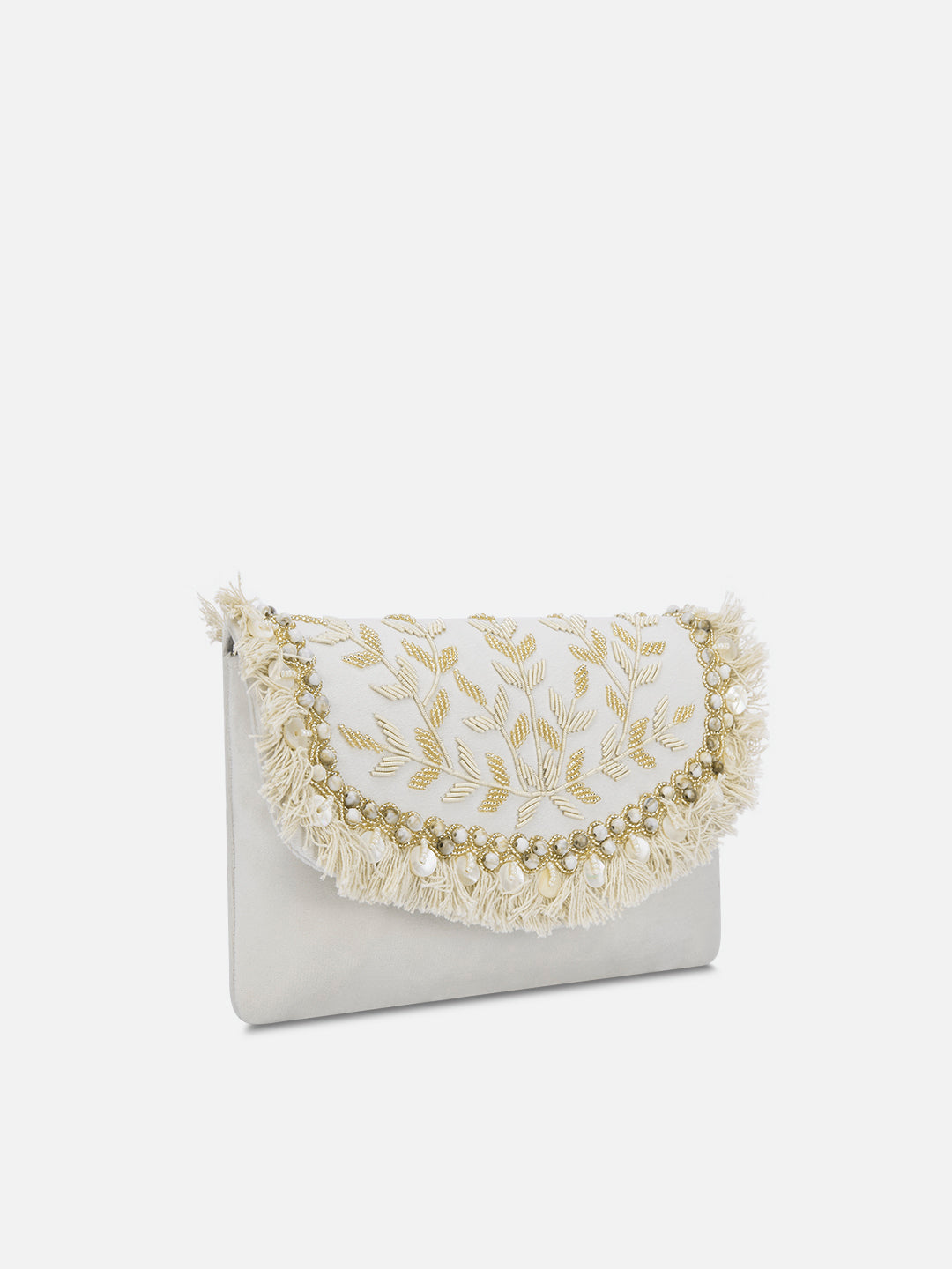 Irvine Medium Emb Envelop Clutch