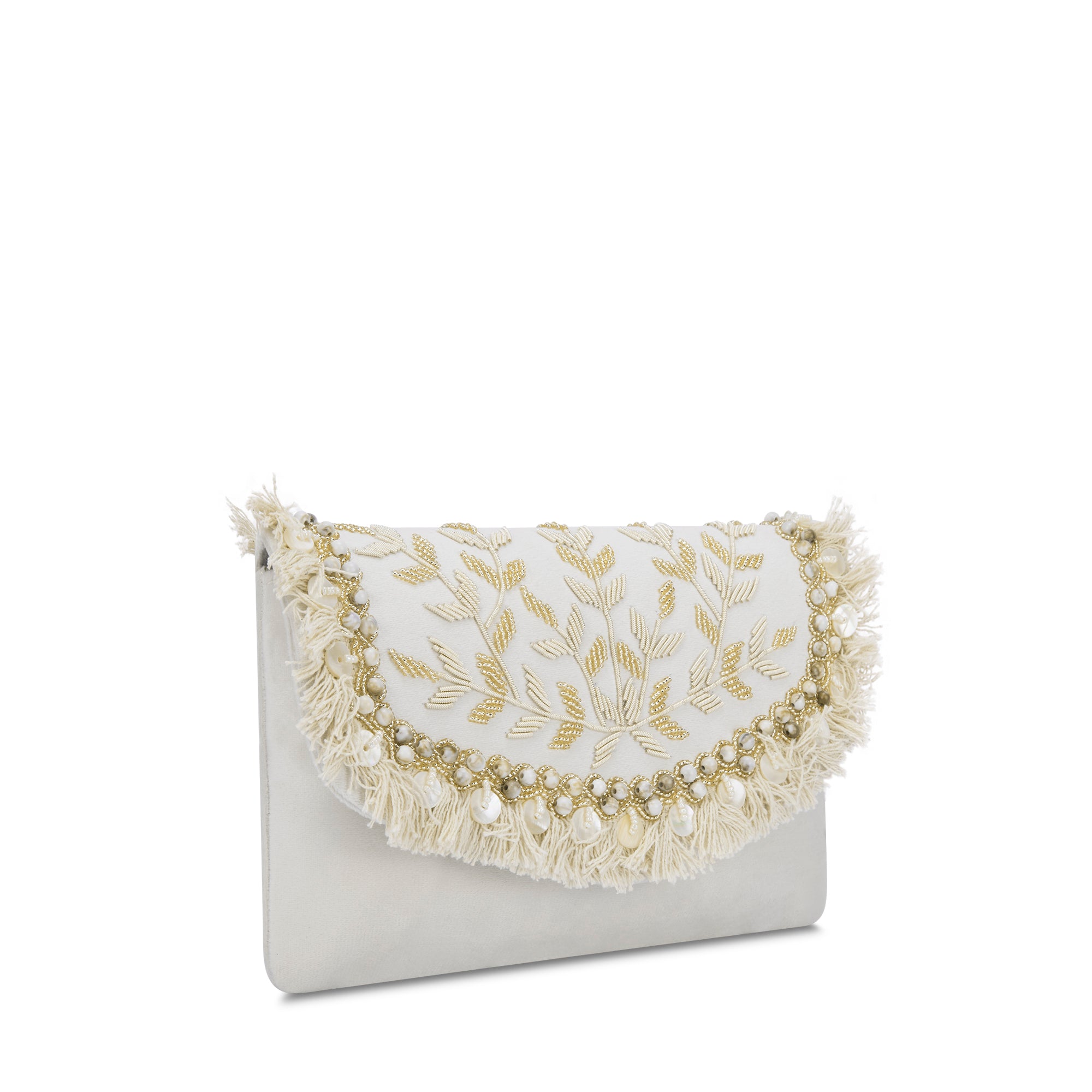 Irvine Medium Emb Envelop Clutch