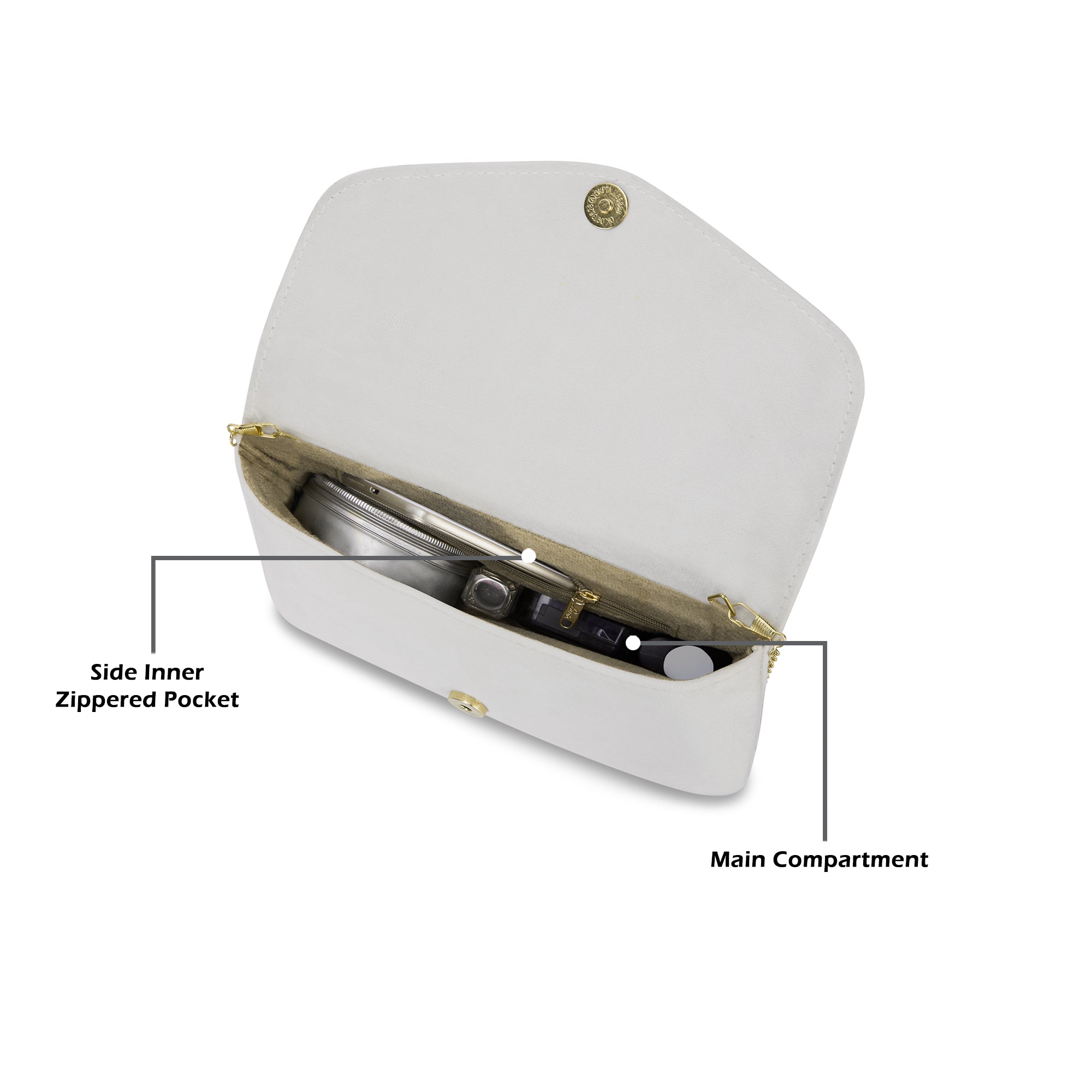 Irvine Medium Emb Envelop Clutch