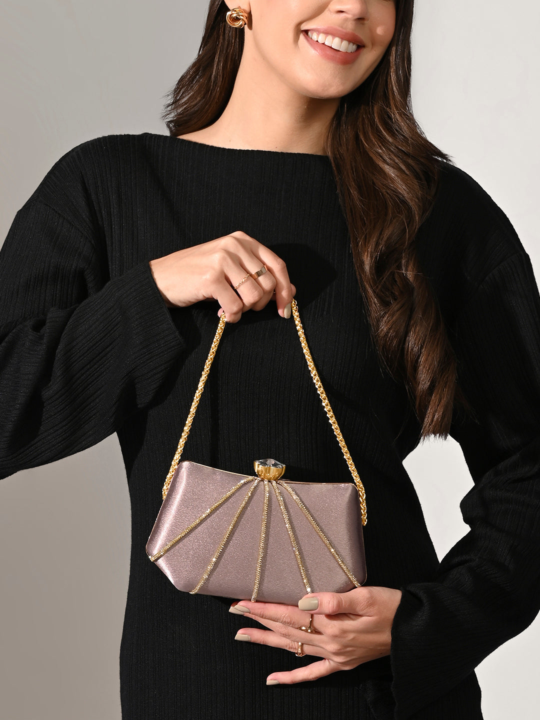 Akron Handle Medium Frame Clutch