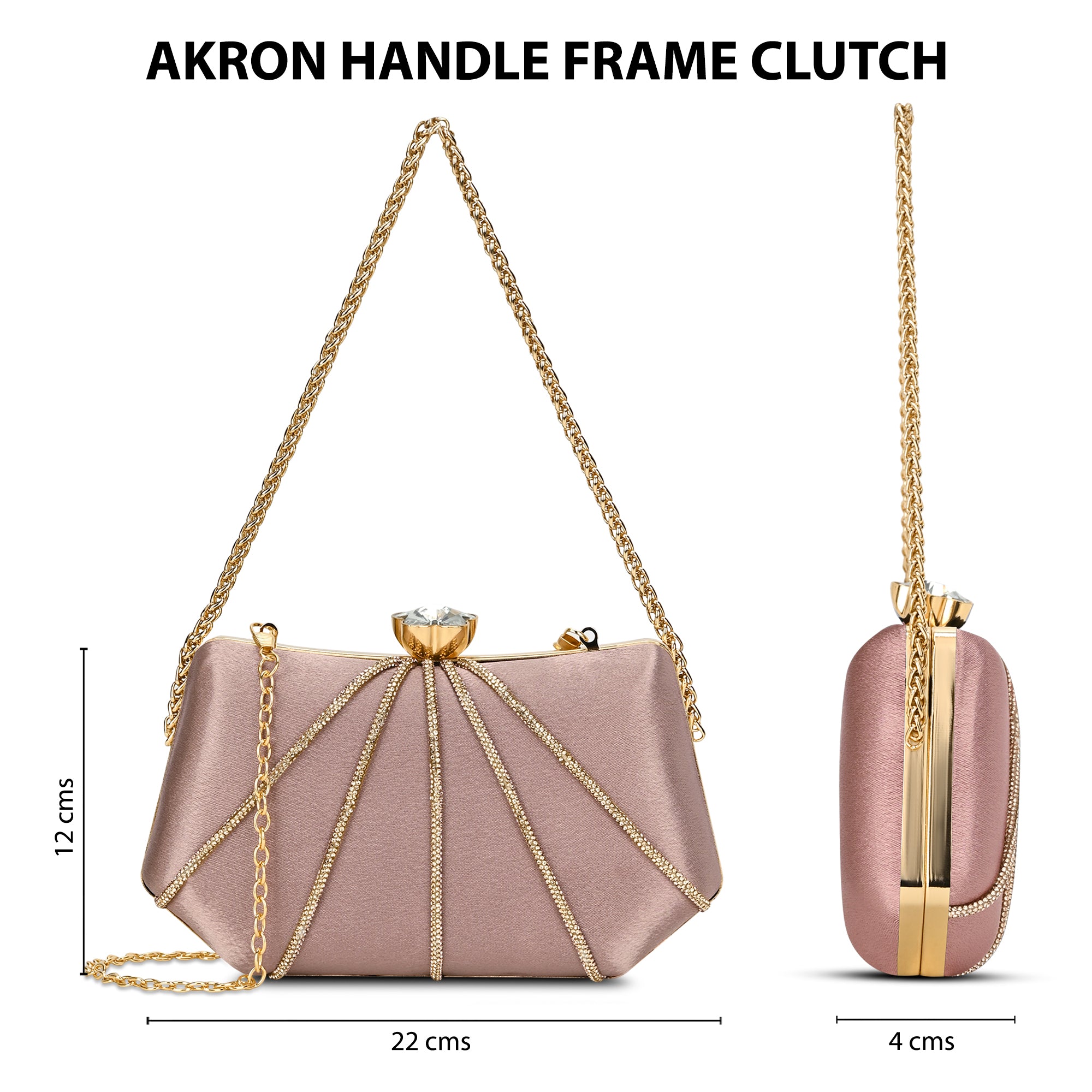 Akron Handle Medium Frame Clutch
