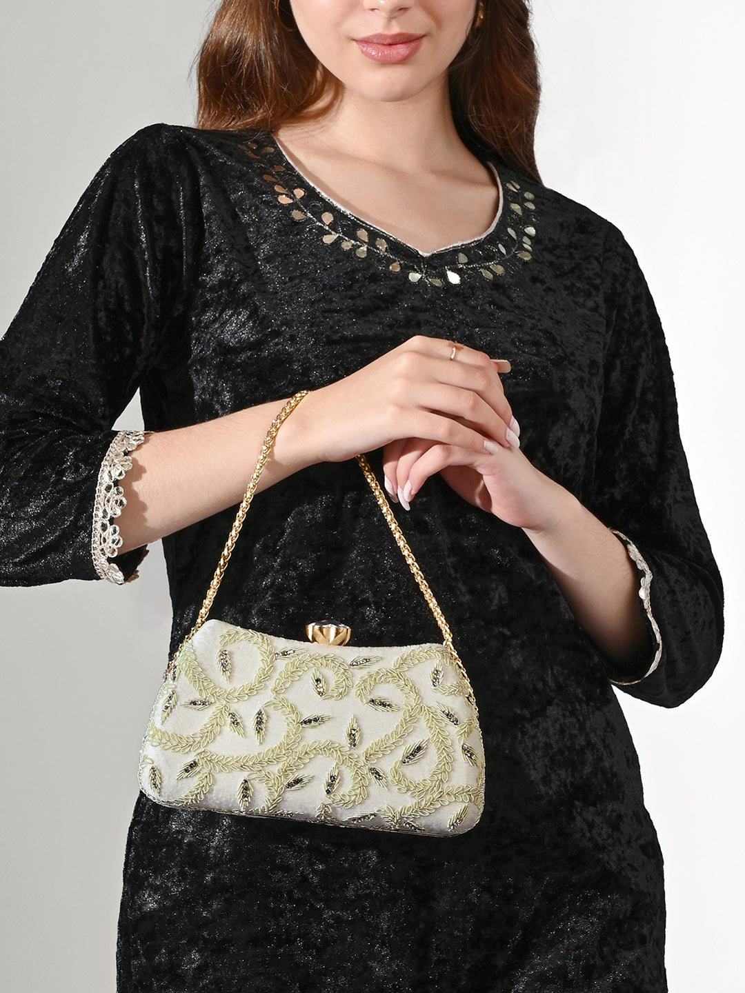 Trenton Handle Large Frame Clutch