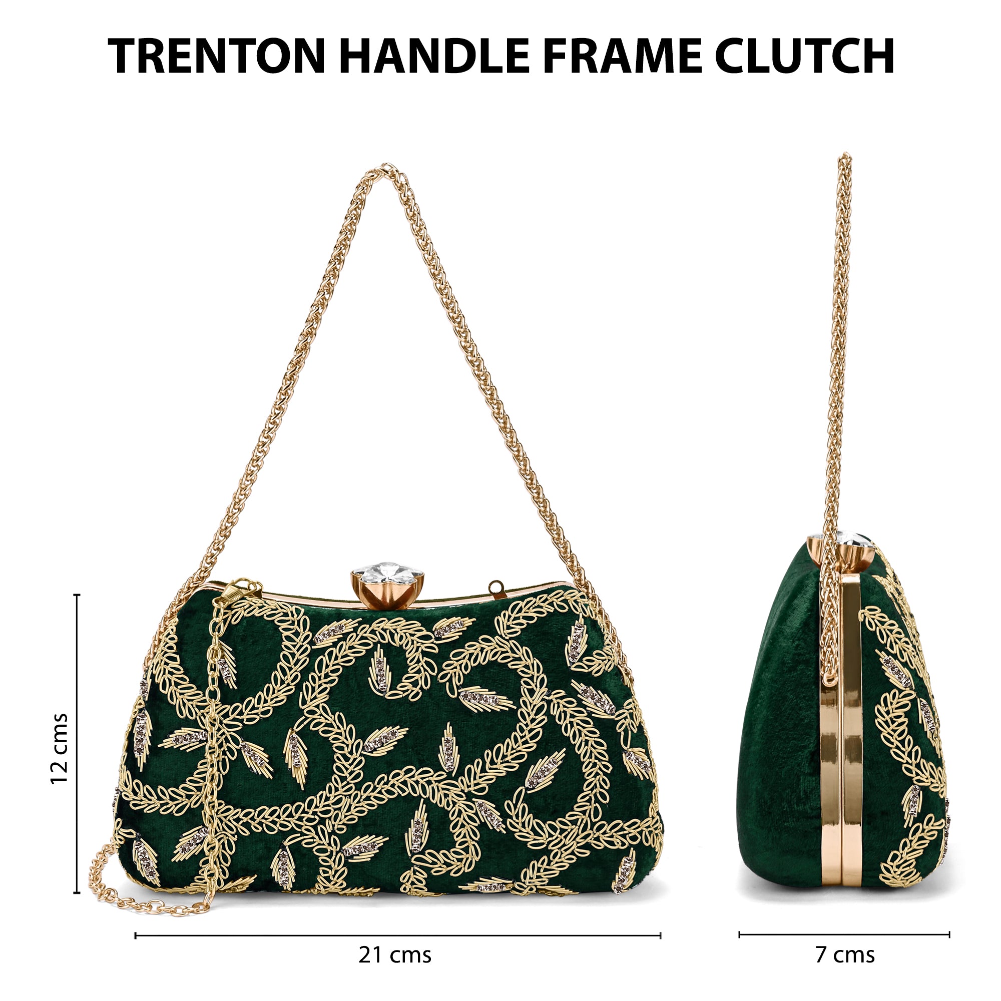 Trenton Handle Large Frame Clutch