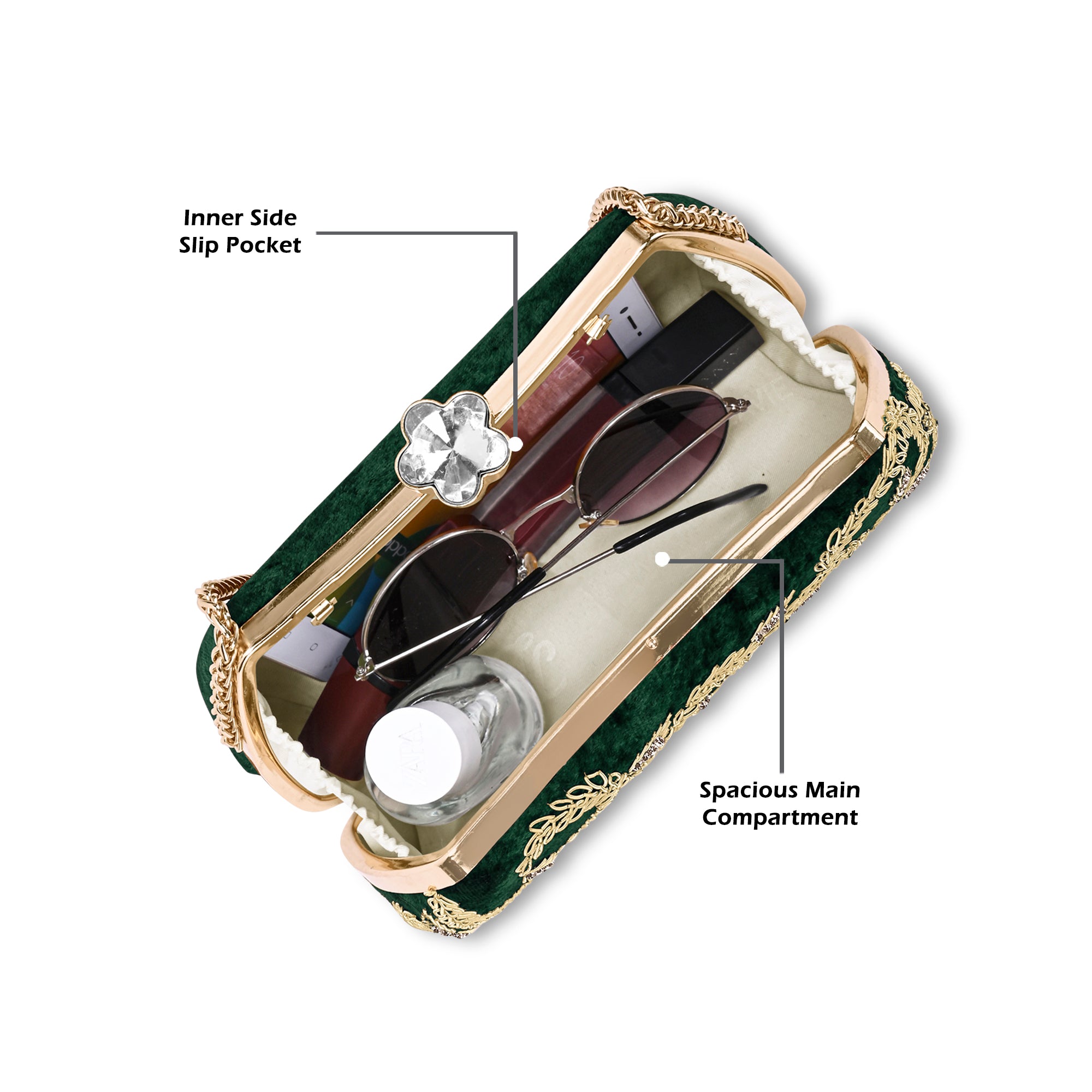 Trenton Handle Large Frame Clutch