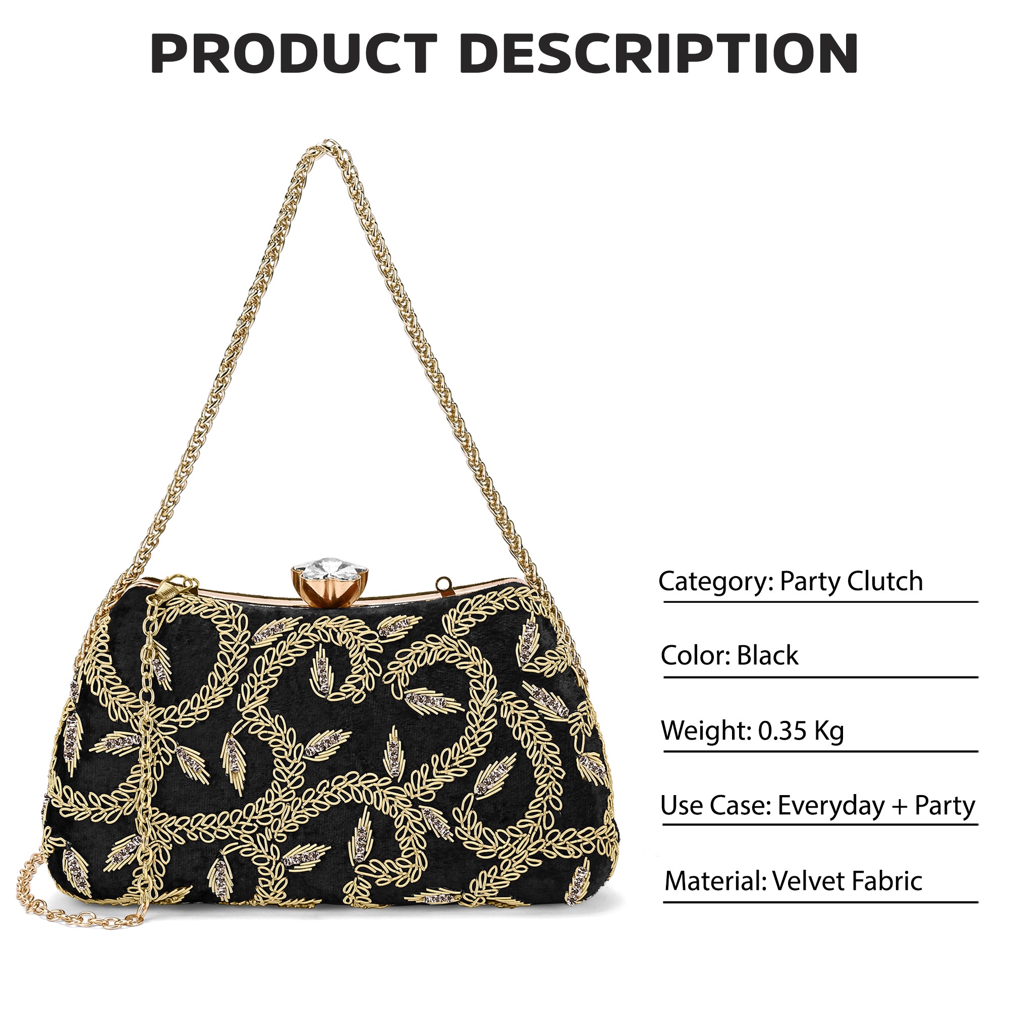Trenton Handle Large Frame Clutch