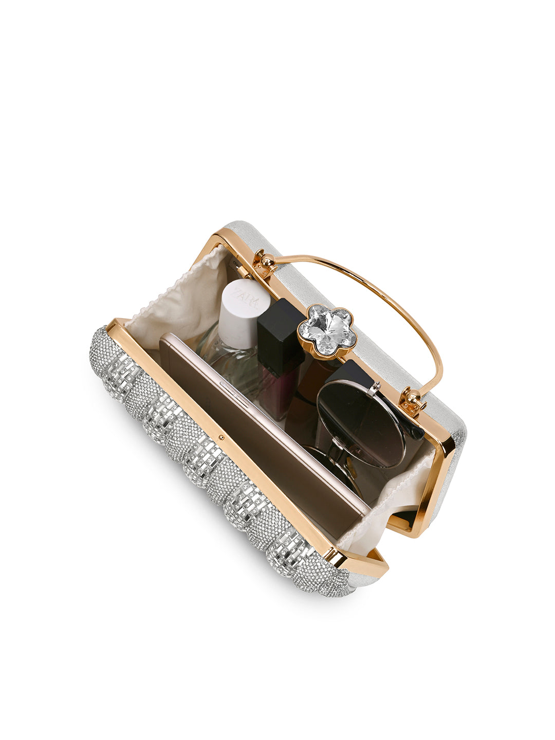 Quincy Handle Medium Frame Clutch