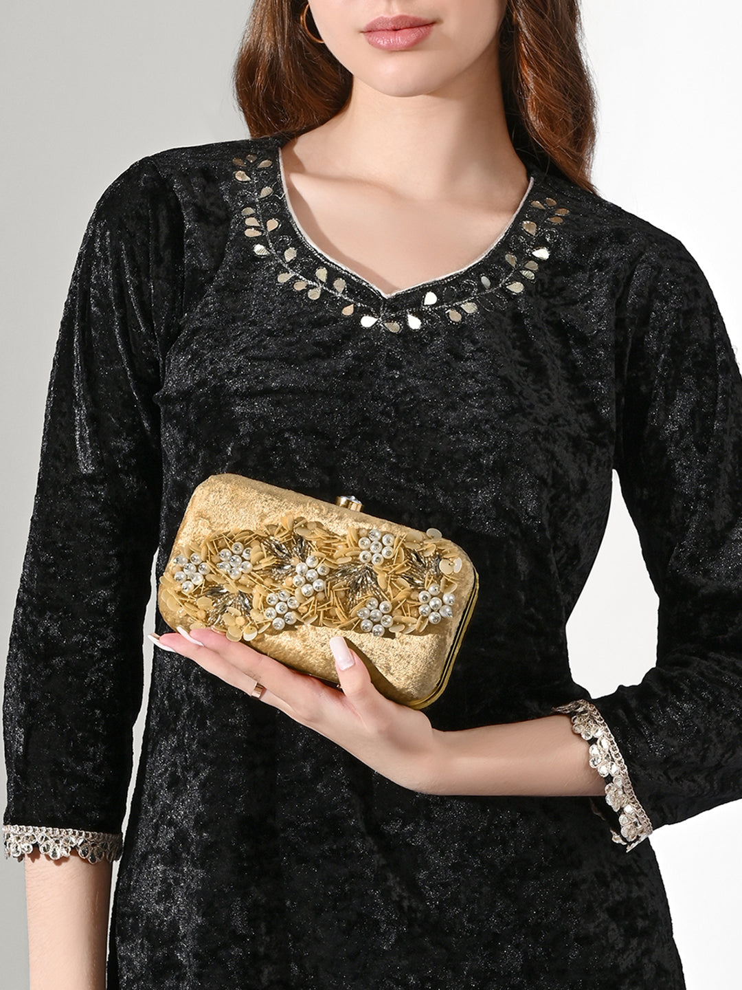 Eris Square Medium Frame Clutch