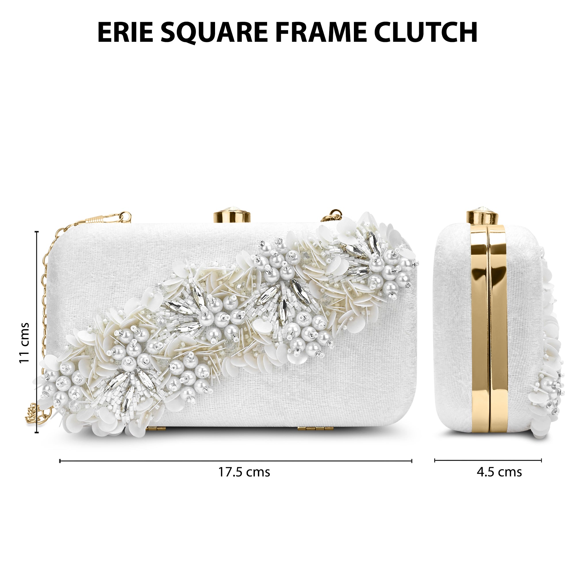 Eris Square Medium Frame Clutch