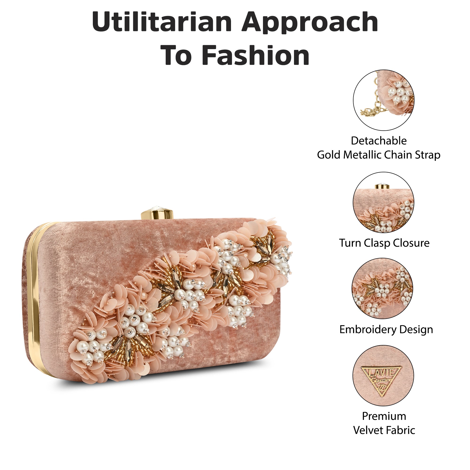 Eris Square Medium Frame Clutch