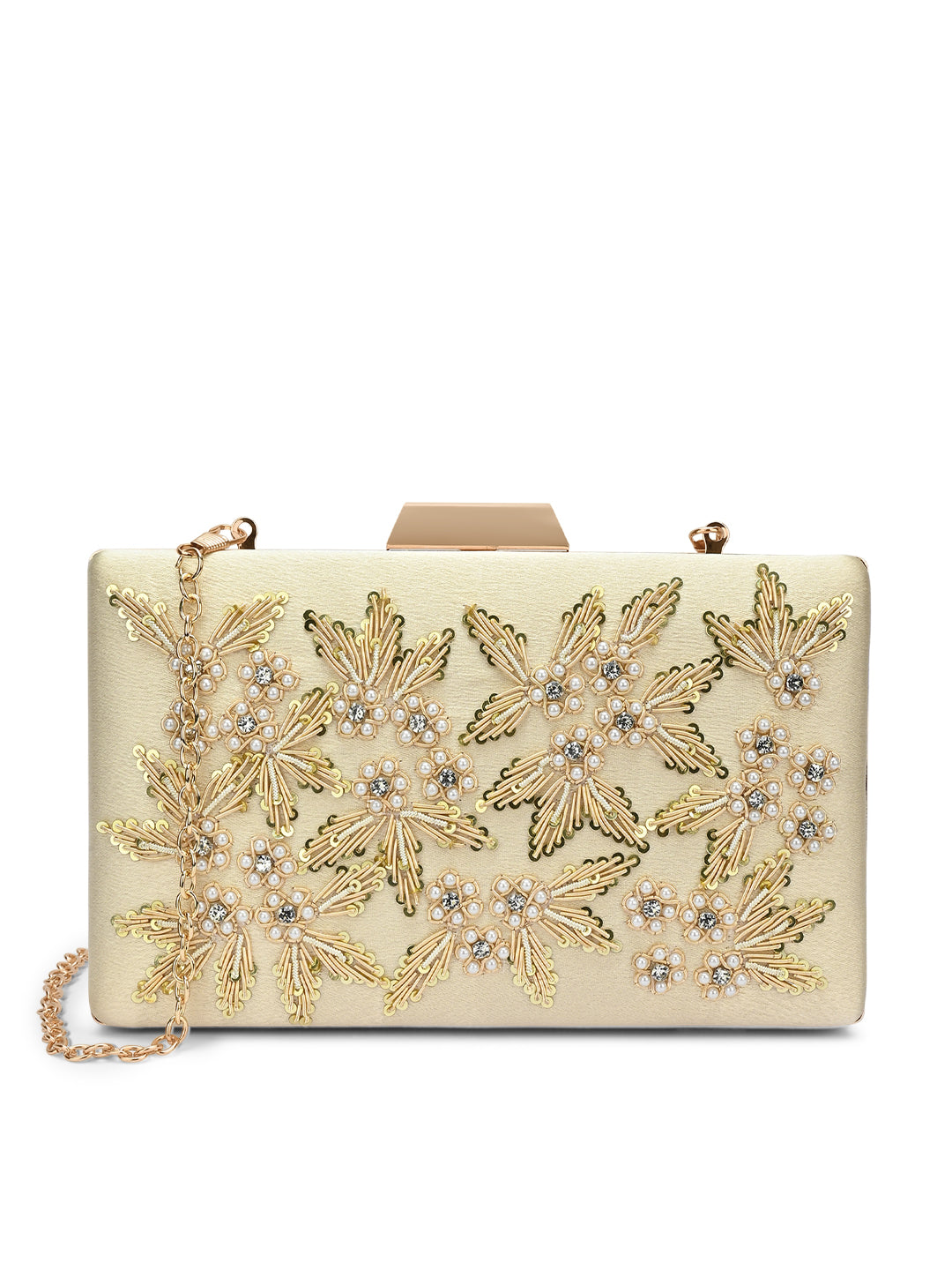 Ogden Embroyidery Large Frame Clutch