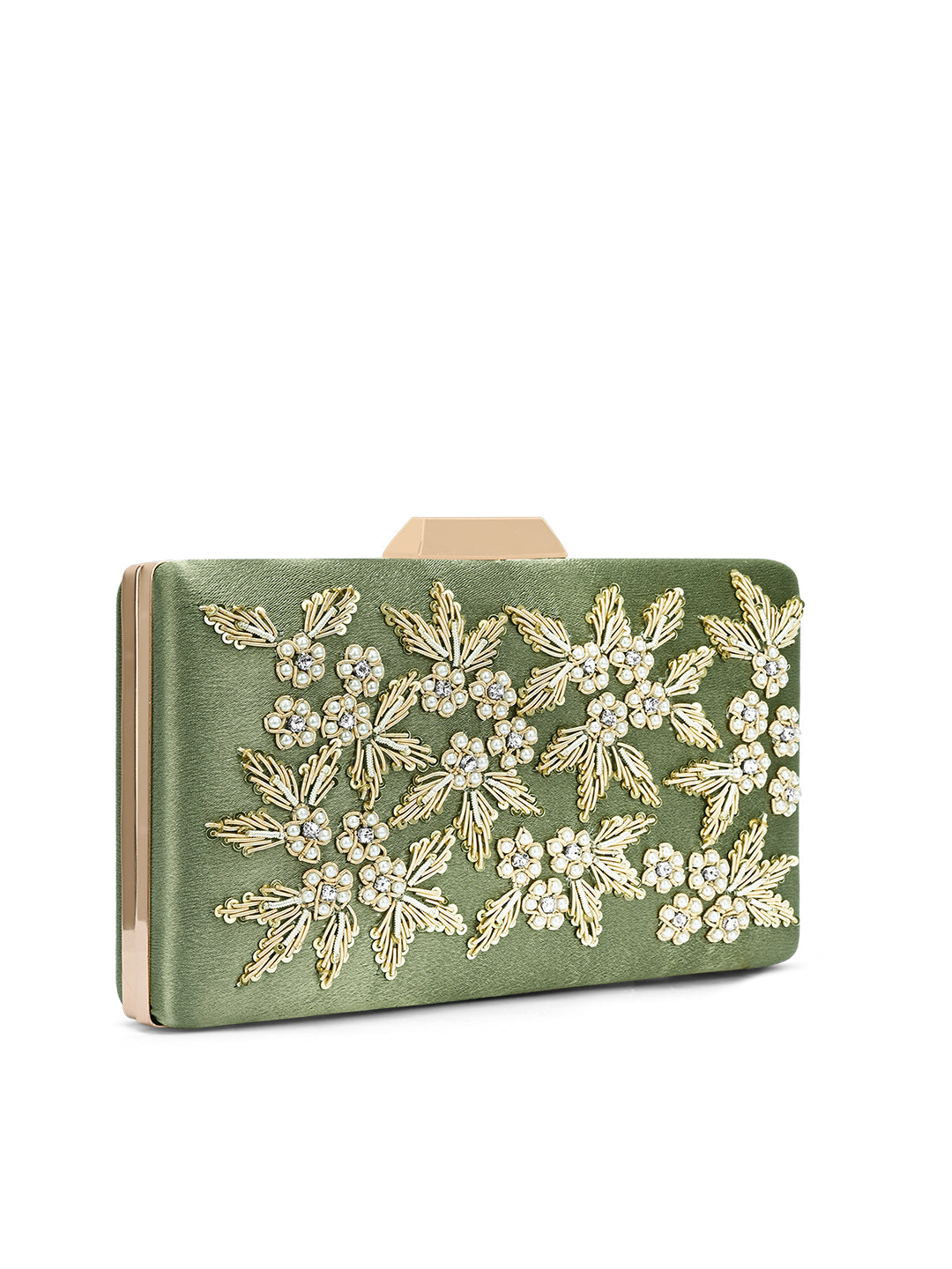 Ogden Embroyidery Large Frame Clutch