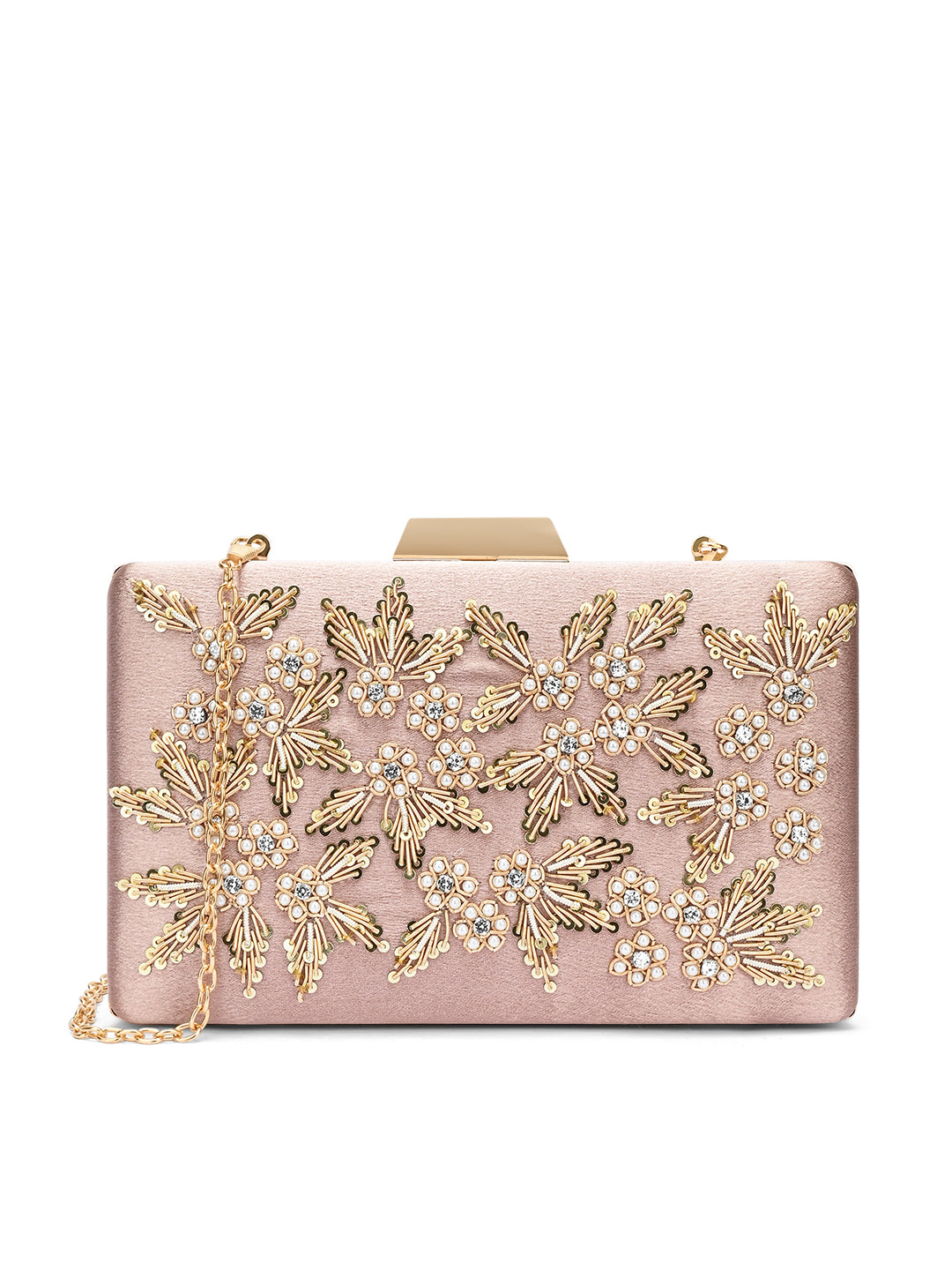 Ogden Embroyidery Large Frame Clutch