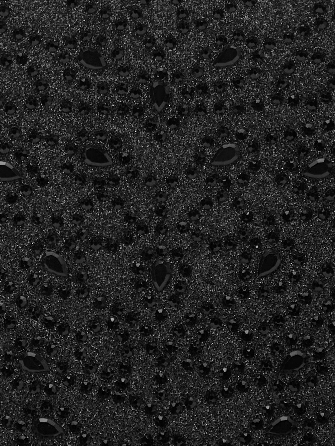 Flare Large Framed Clutch Black