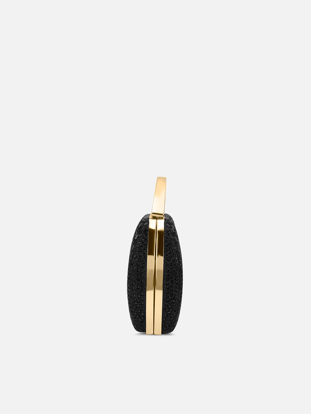 Bun Large Handle Clutch Black
