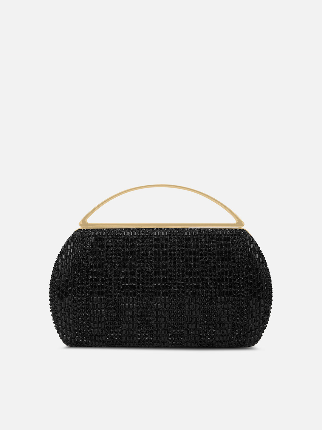 Bun Large Handle Clutch Black