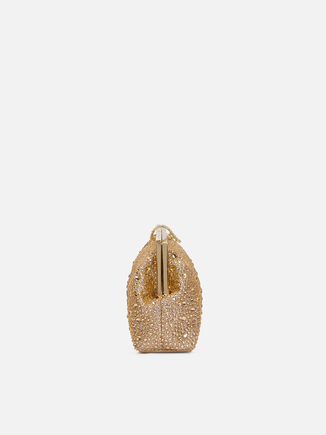 Madeira Beads Frame Clutch Gold