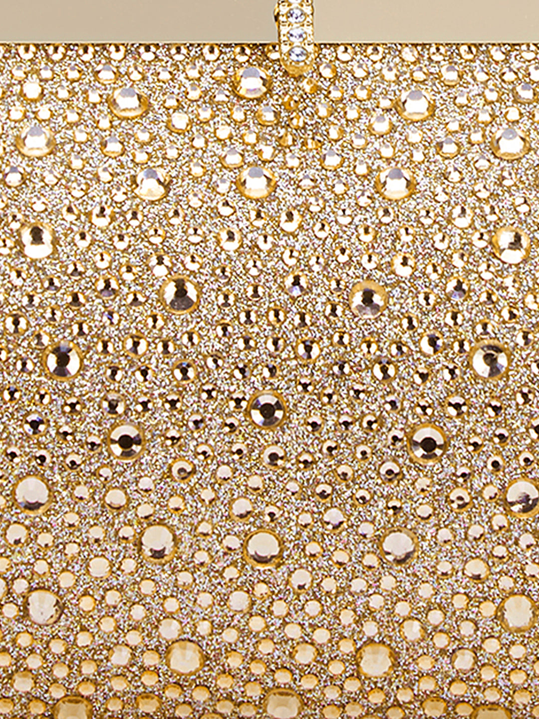 Madeira Beads Frame Clutch Gold