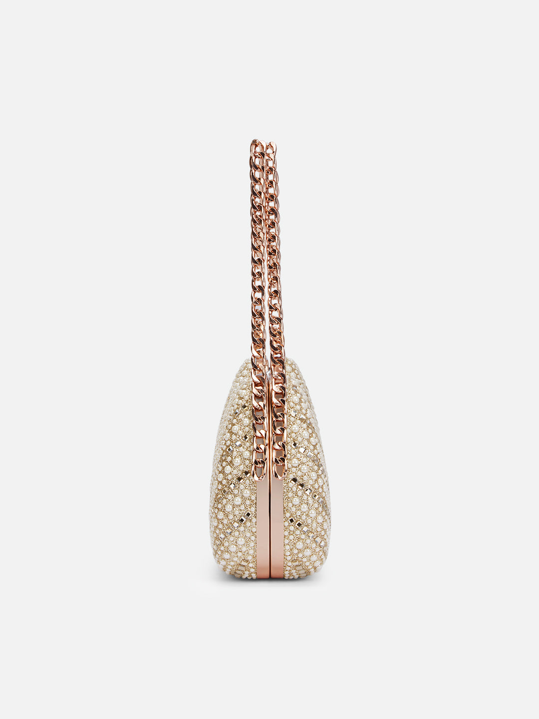 Puru Dual Handle Frame Clutch Gold