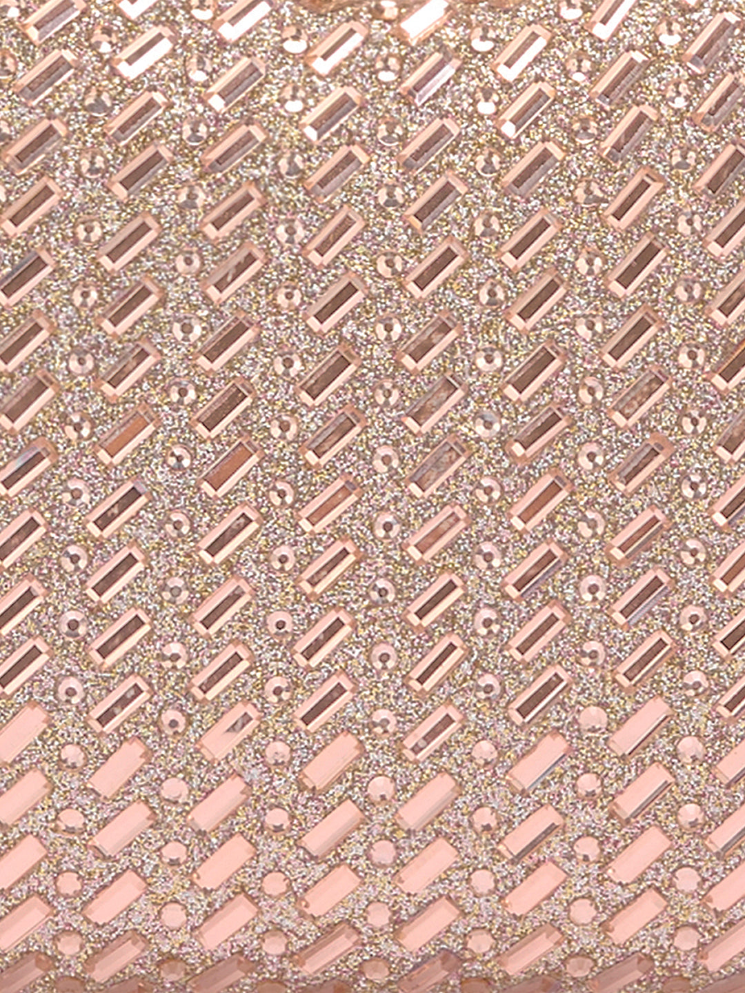 Puru Dual Handle Frame Clutch Rose Gold