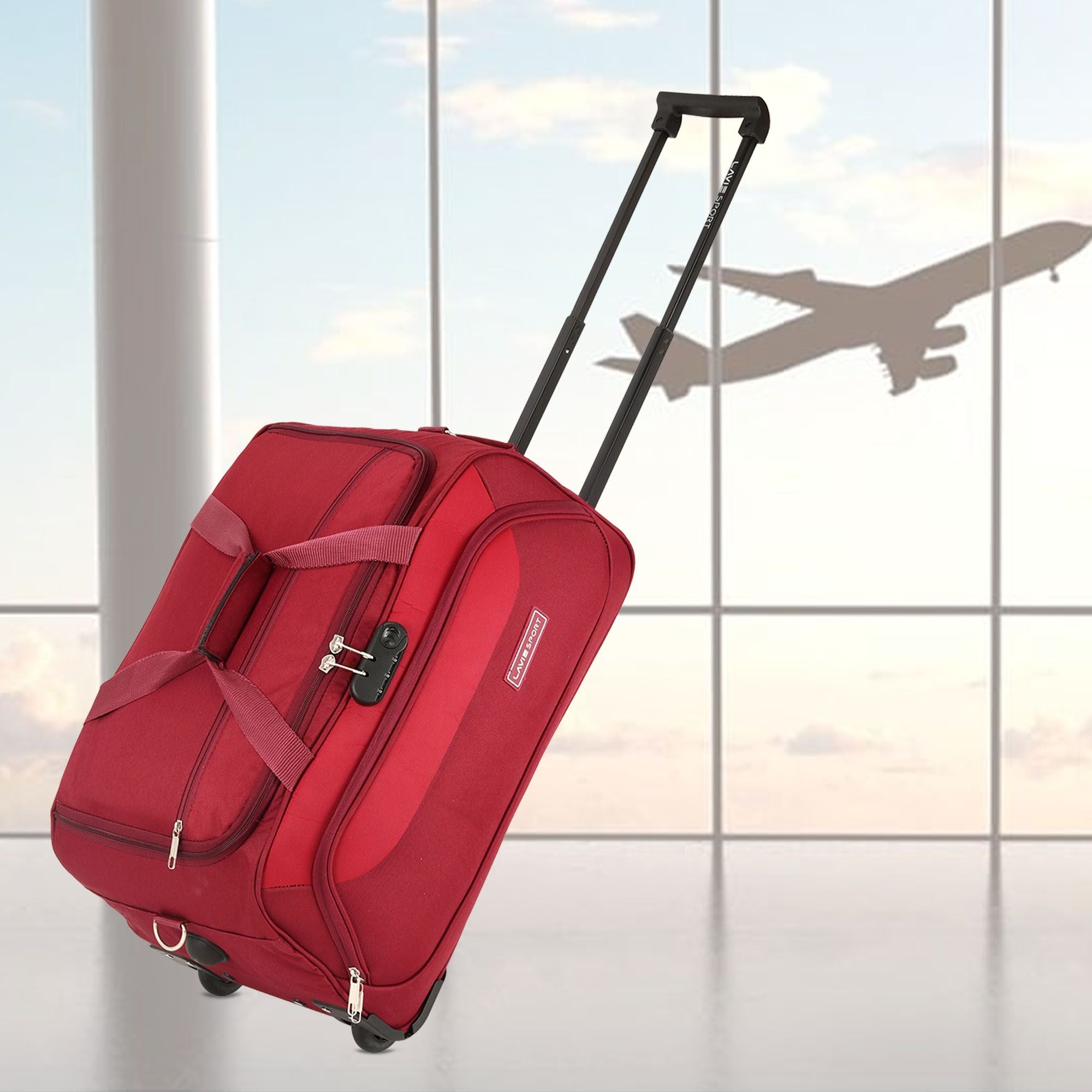 Lavie_Sport_57_cms_Anti-theft_Sage_Wheel_Duffle_Bag_|_Maroon
