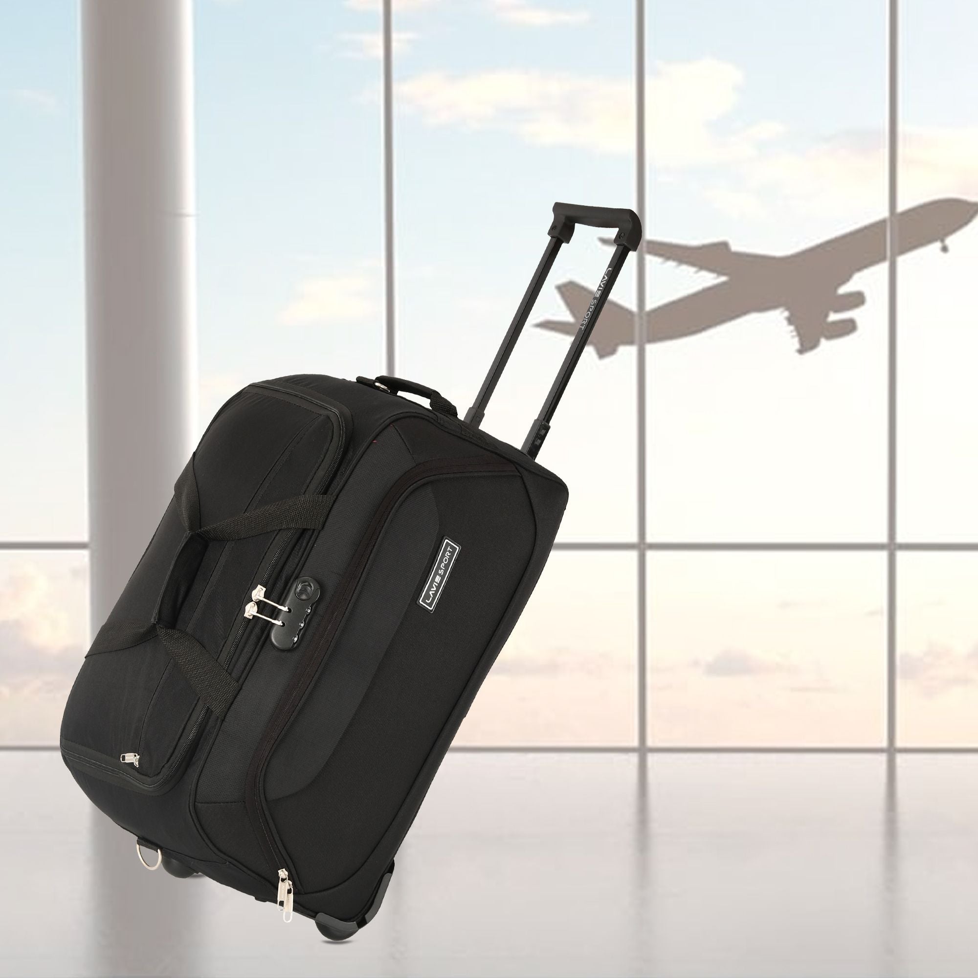 Lavie_Sport_57_cms_Anti-theft_Sage_Wheel_Duffle_Bag_|_Black