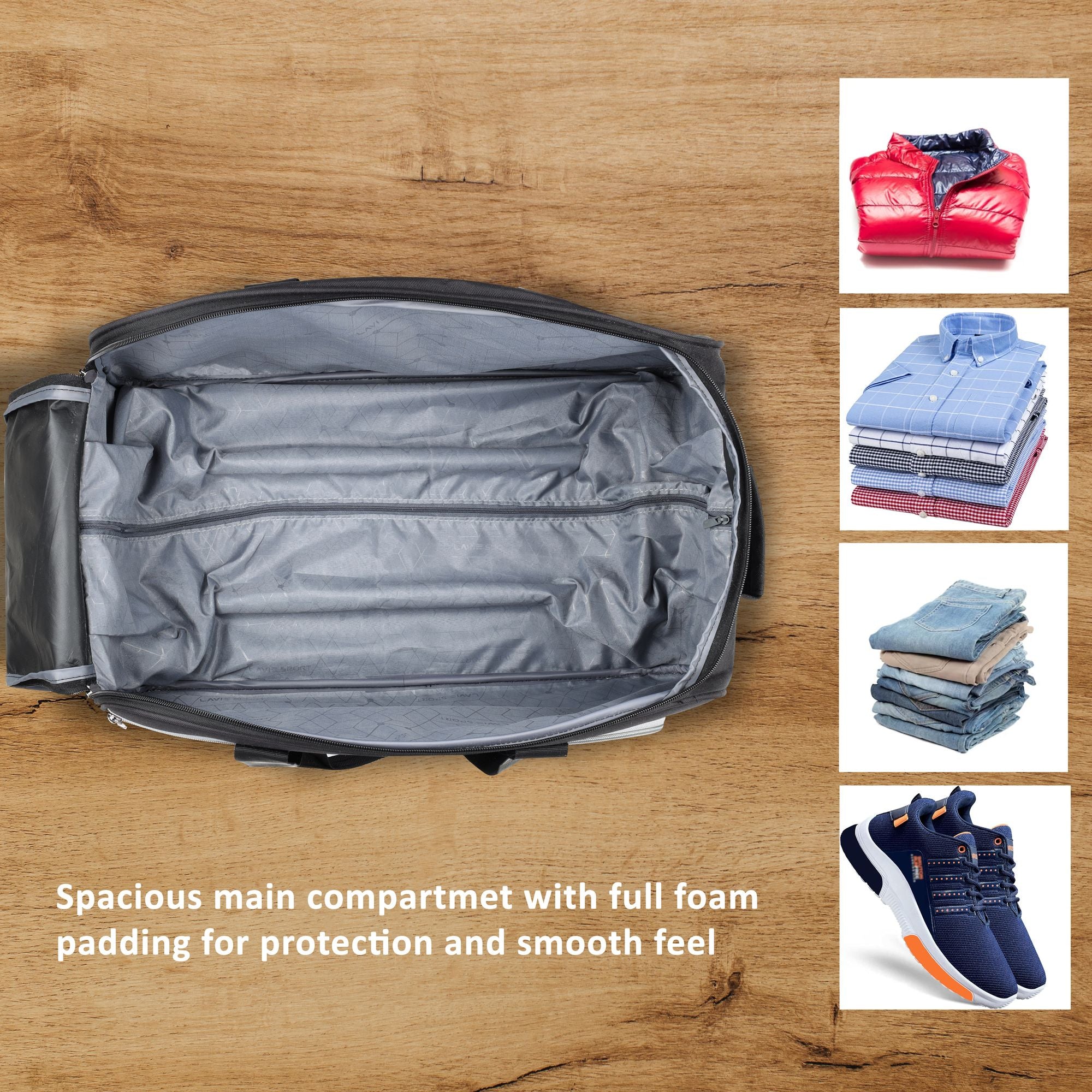 Galactic Wheel Duffle Bag Black