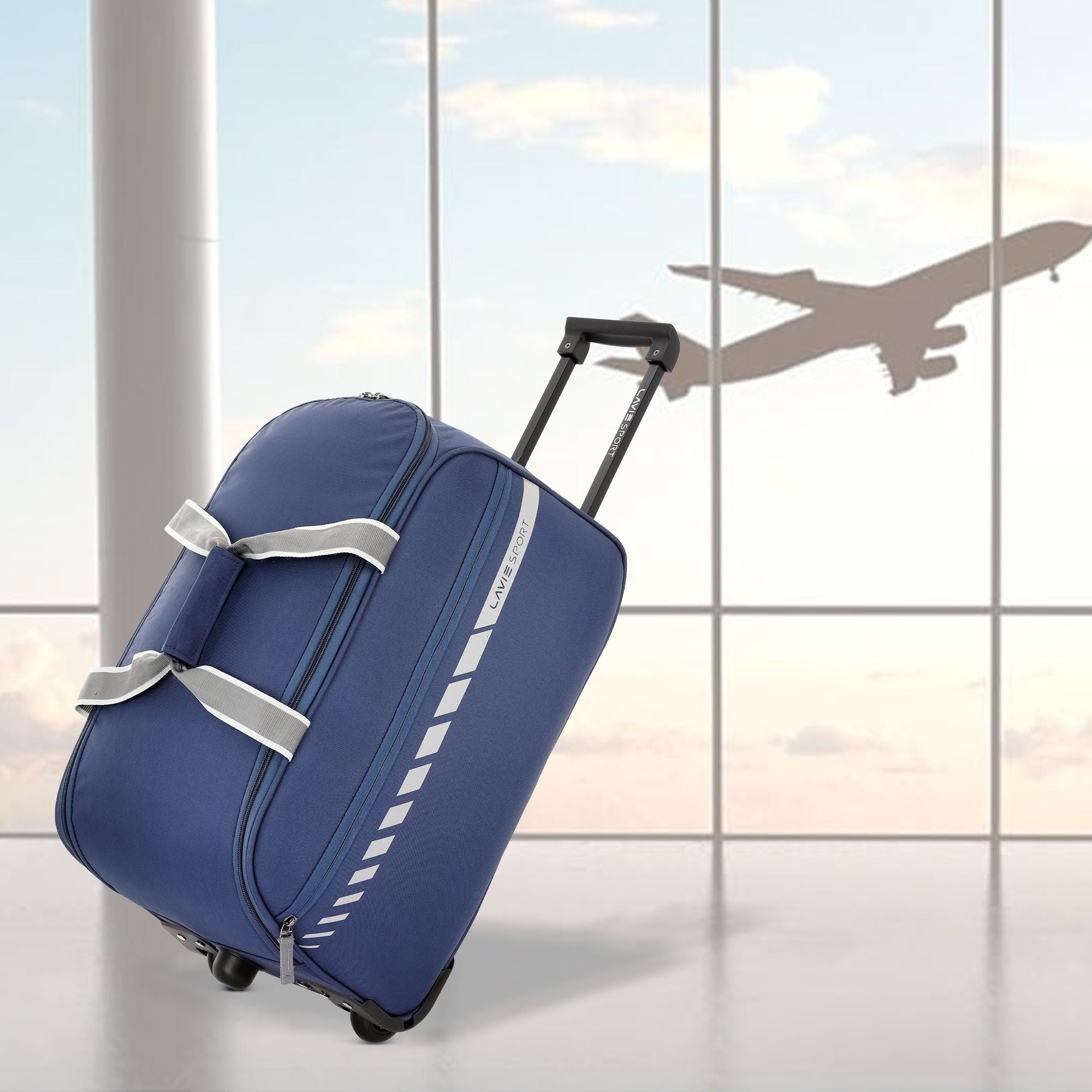 Pluto Wheel Duffle Bag Trolley Navy