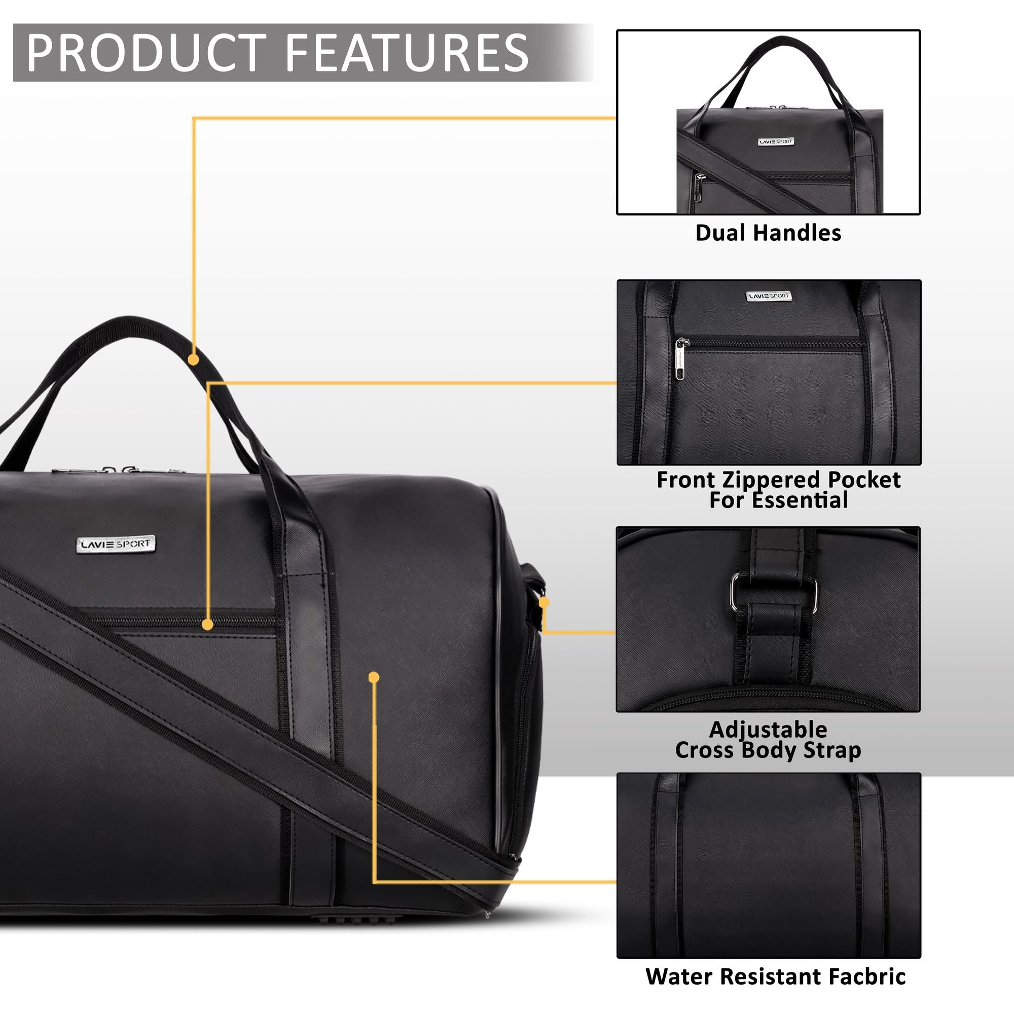 Captain Duffle Bag Black