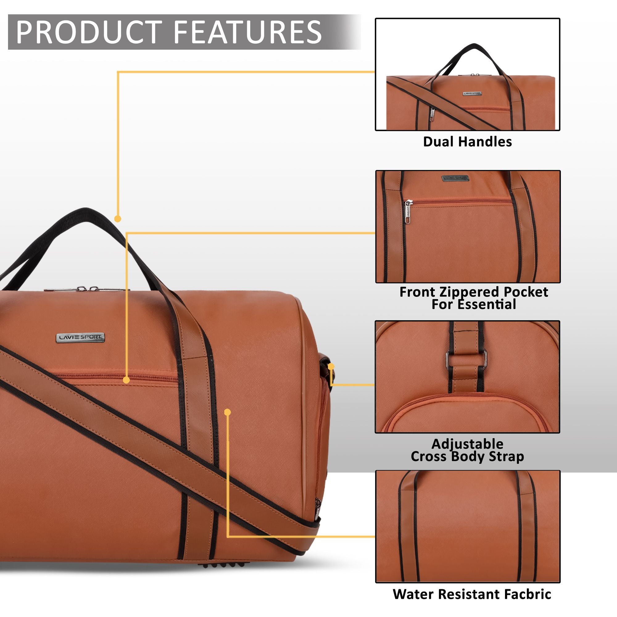 Captain Duffle Bag Tan