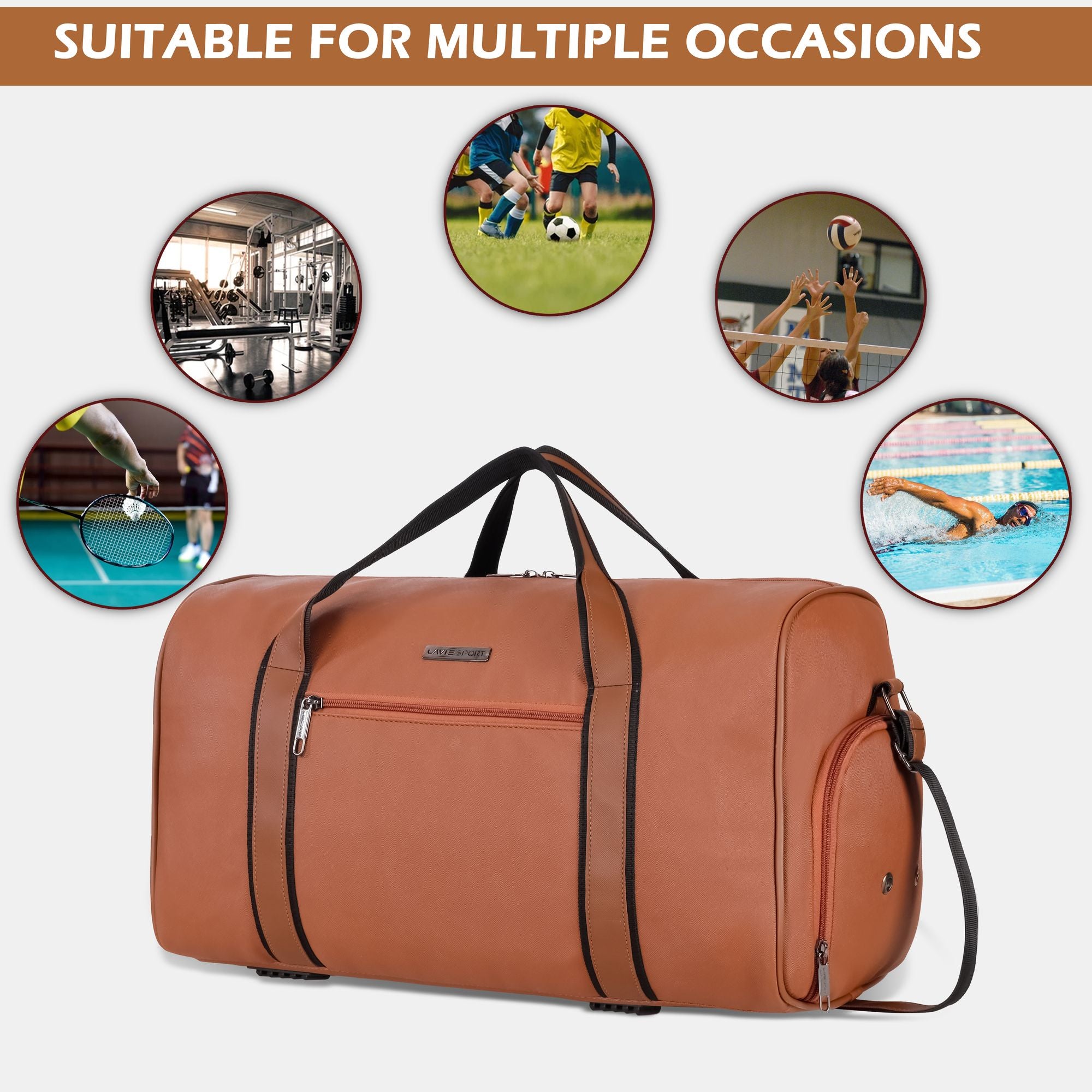 Captain Duffle Bag Tan