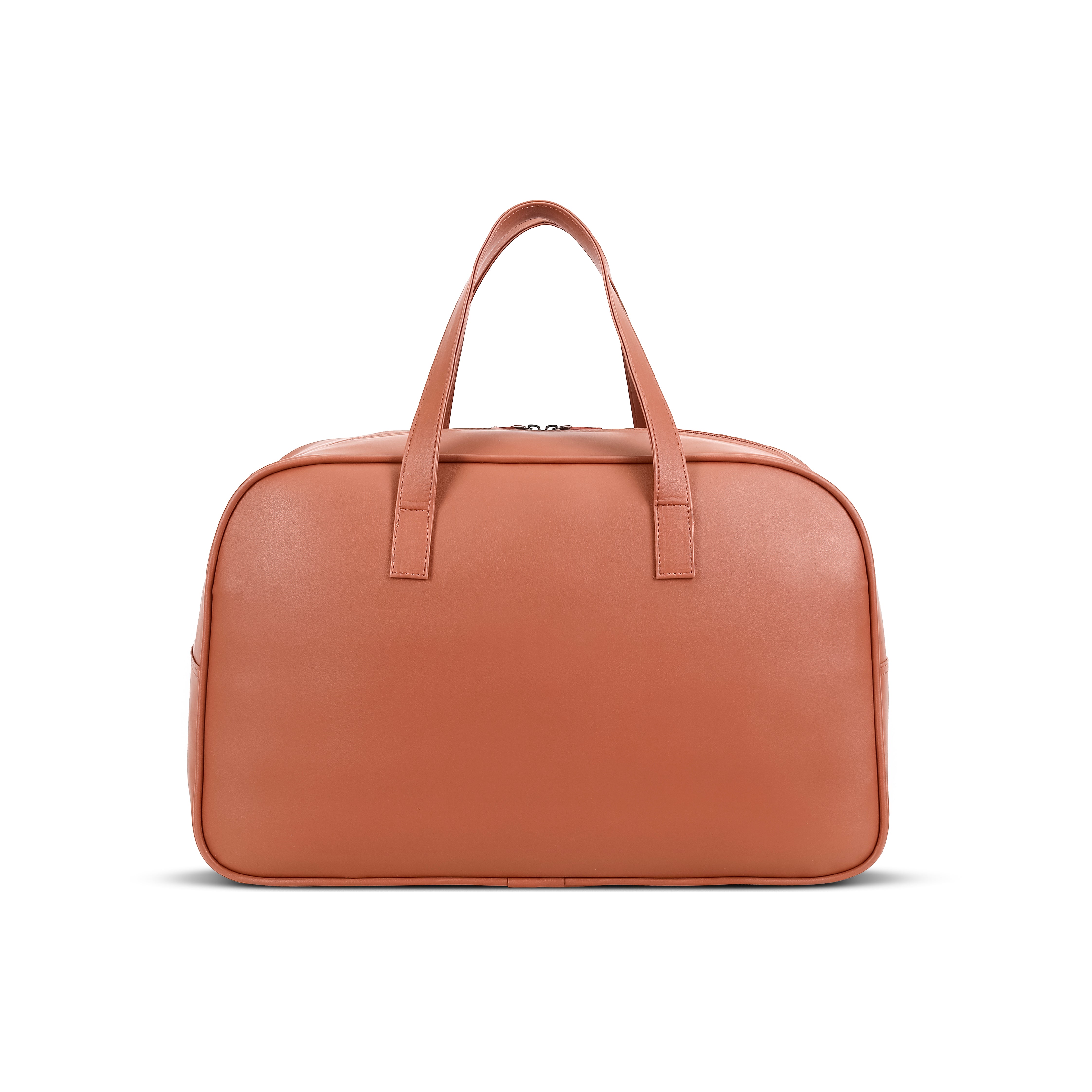 Companion 32L Synthetic Leather Unisex Duffle Bag Tan