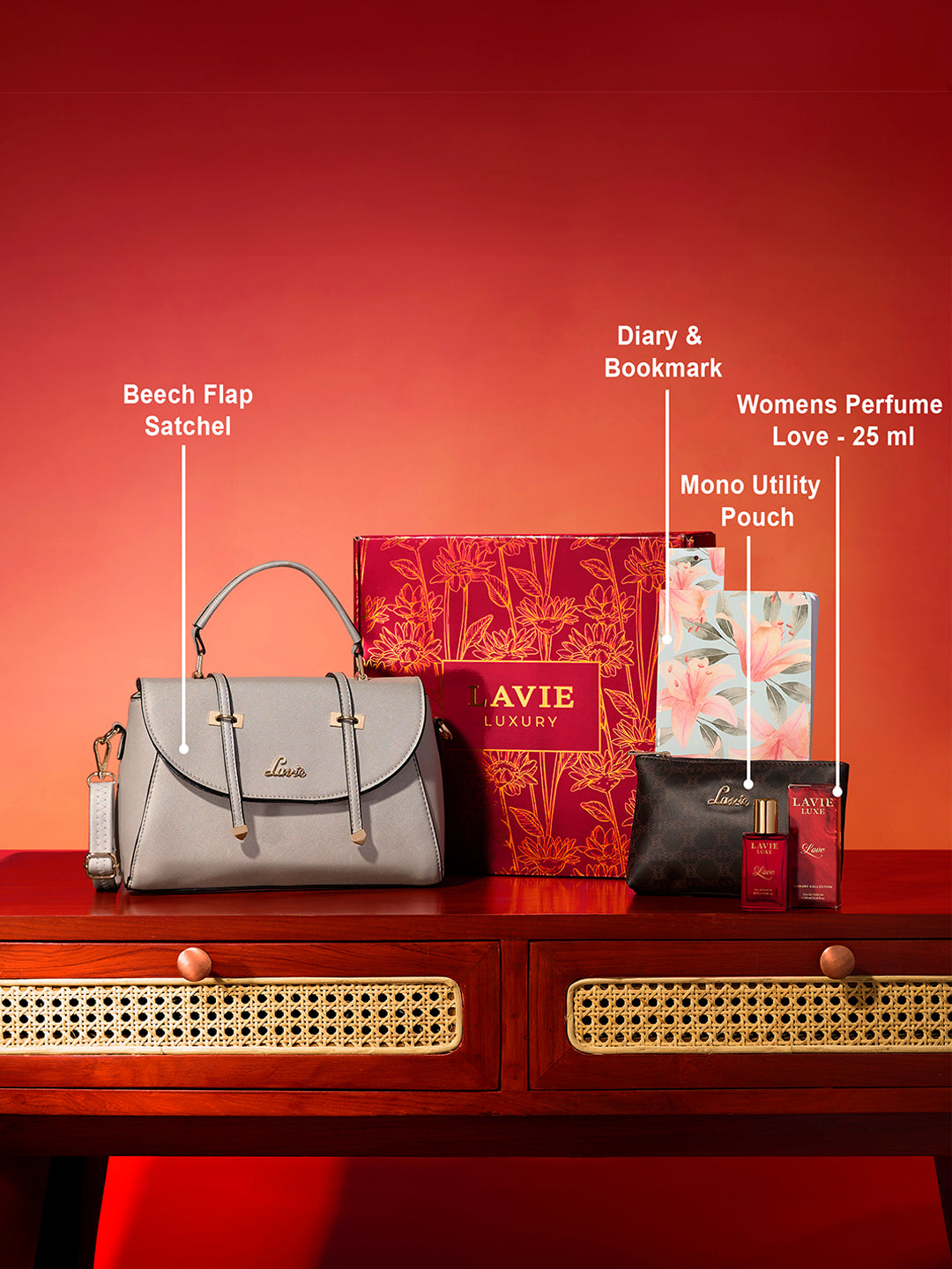 Scarlet Handbag 2 Women Giftset