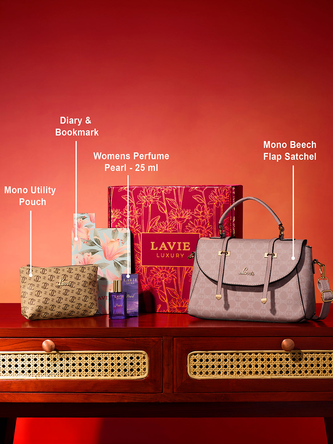 Scarlet Handbag 2 Women Giftset