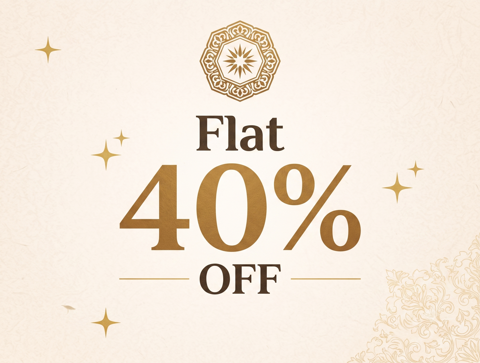 Flat 40 percent off Rakshabandhan offer
