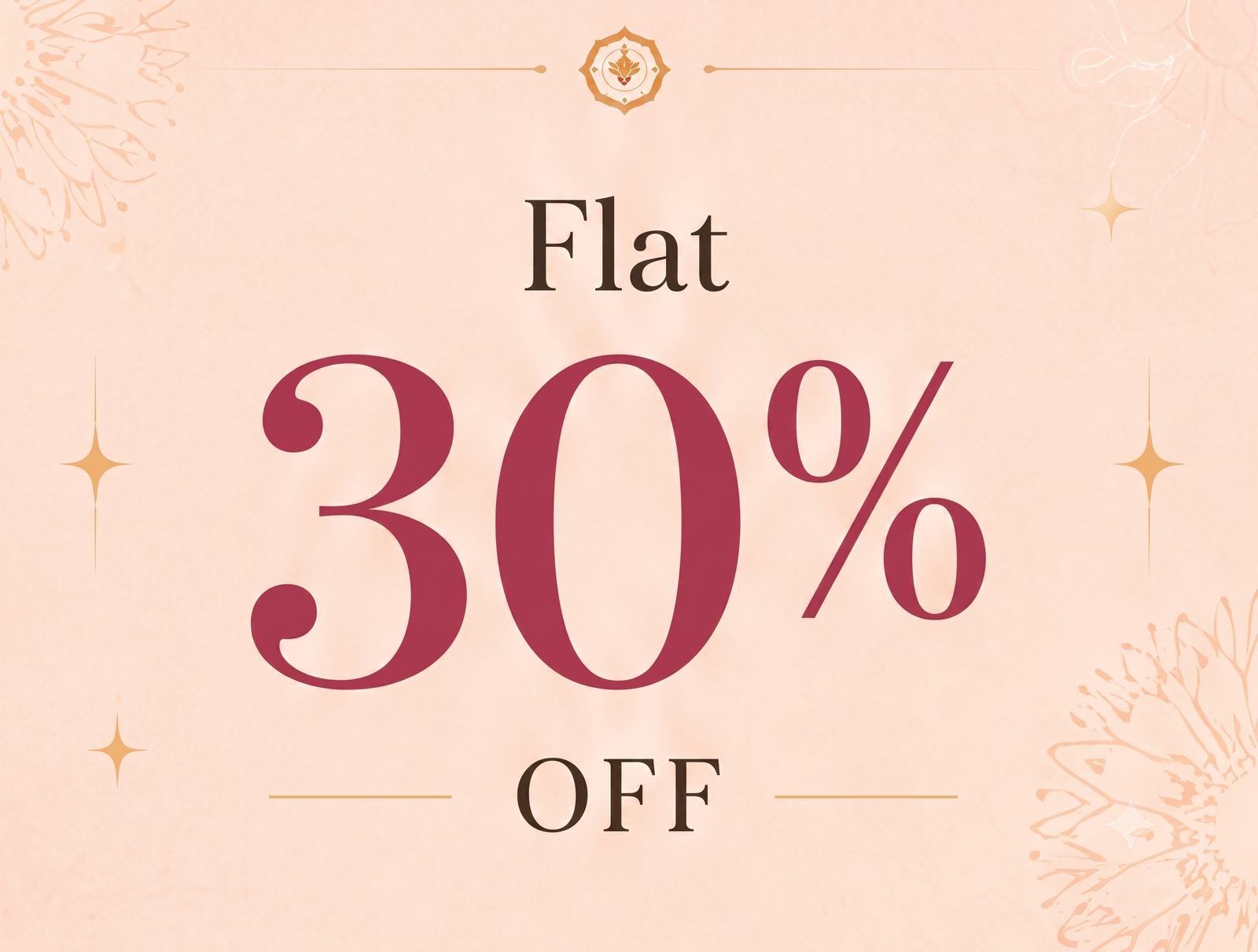Flat 30 percent off Rakshabandhan offer