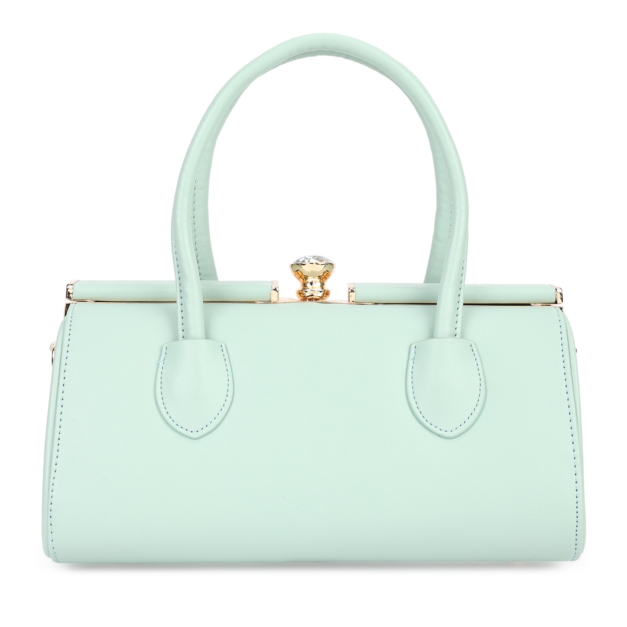 Lavie Luxe Dazzle Mint Medium Women's Framed Bag