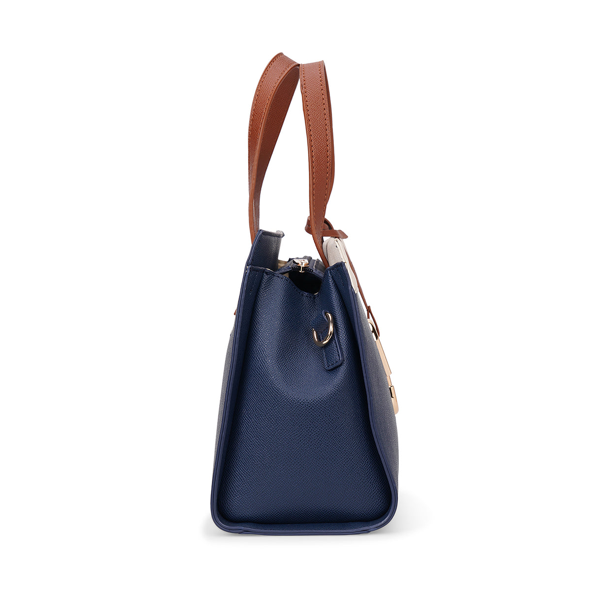 Lavie Luxe Navy Medium Women's Gehry Satchel Bag