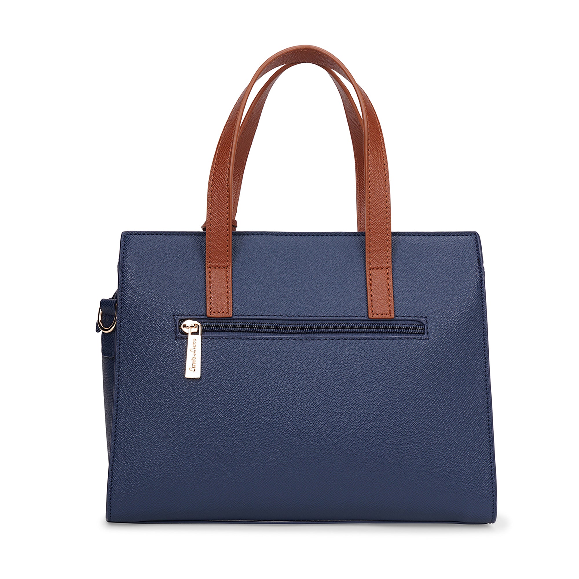 Lavie Luxe Navy Medium Women's Gehry Satchel Bag