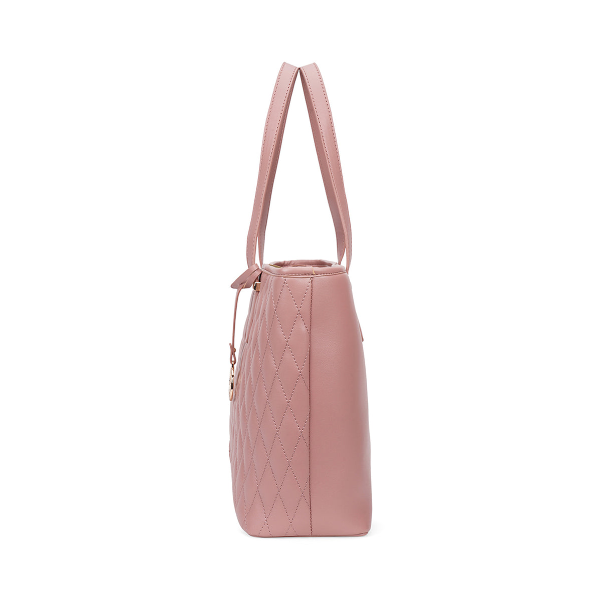 Lavie Luxe Dark Pink Large Women's Sherry Tote Bag